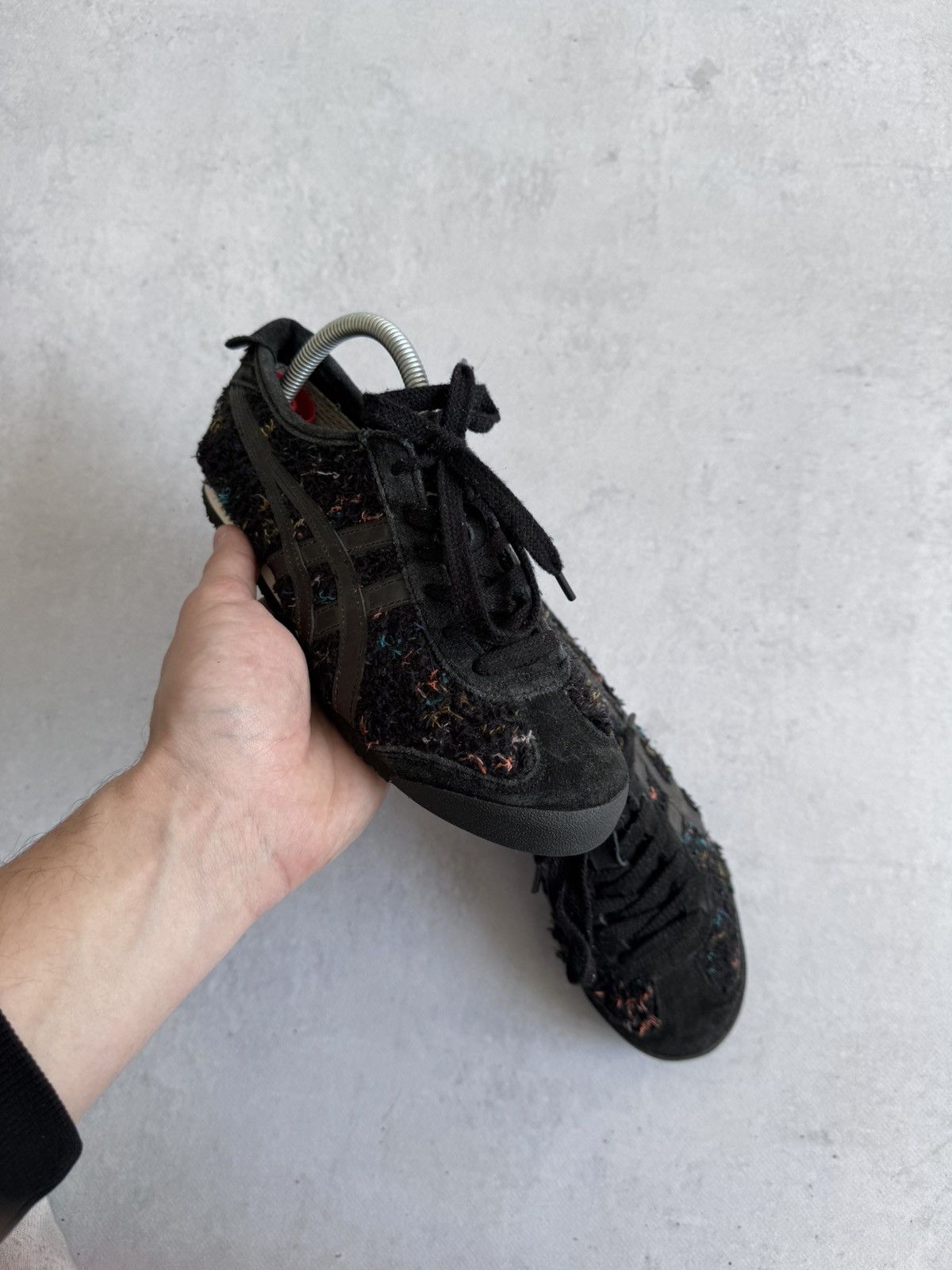 Onitsuka Tiger Vintage Onitsuka Tiger Mexico 66 Fleece Black Y2K Sneakers Size US 5 / IT 35 - 3 Thumbnail