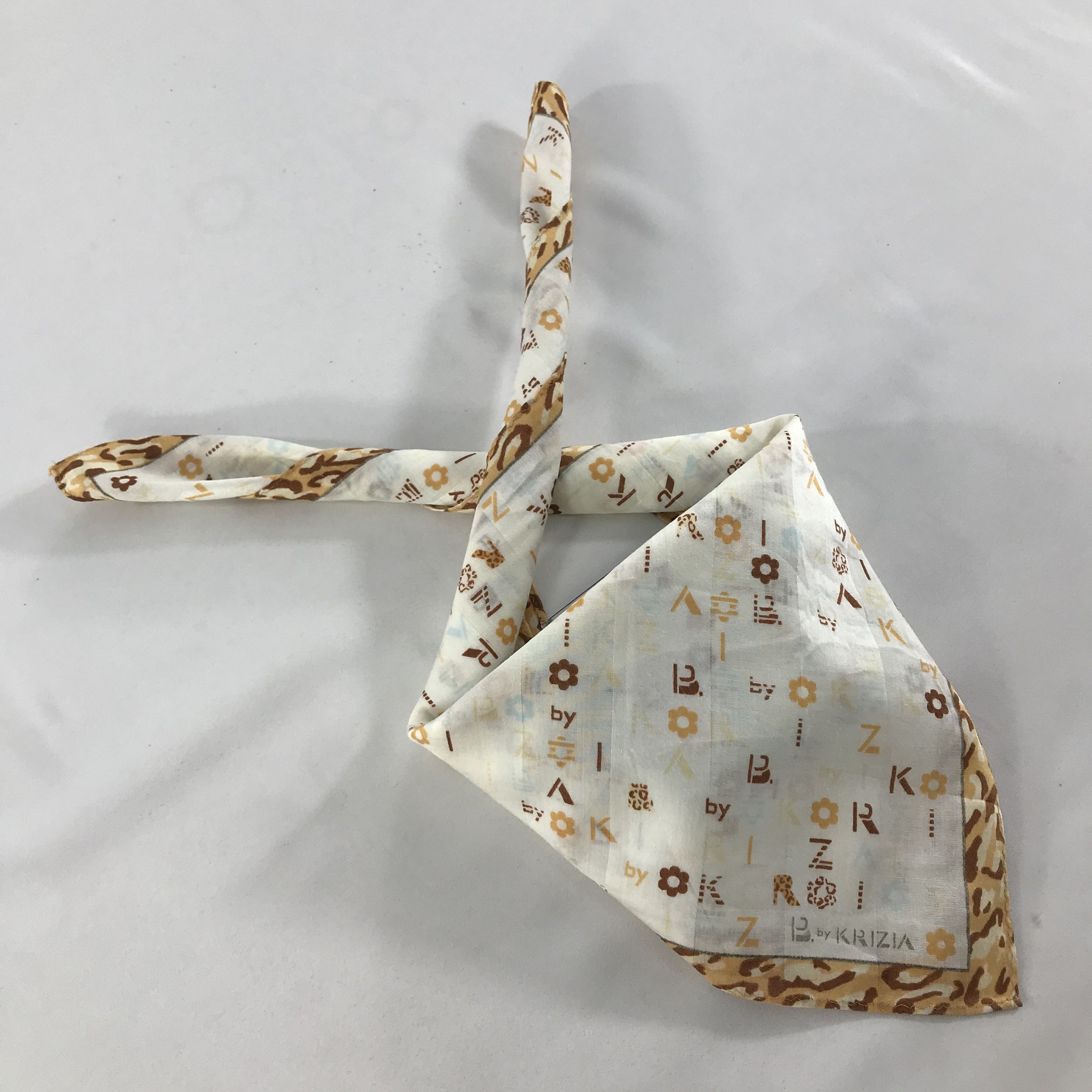 Krizia Uomo × Vintage Krizia Uomo Bandana / Handkerchief / Neckerchief - S1580 Size ONE SIZE - 4 Thumbnail