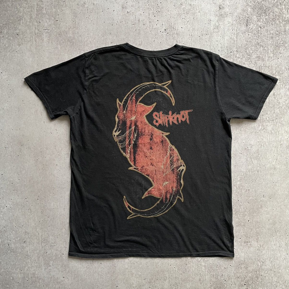 Band Tees × Slipknot Vintage Slipknot Print Rock Band Anvil Tee Size US L / EU 52-54 / 3 - 3 Thumbnail