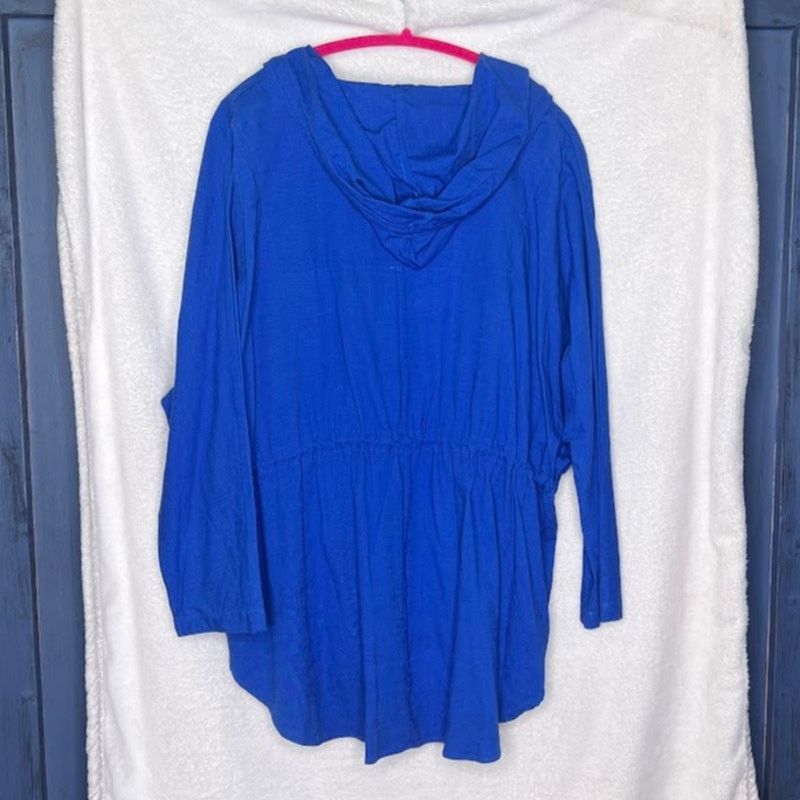 Other Gemma Oversized Linen Cargo Hooded Jacket Coat Size S / US 4 / IT 40 - 11 Thumbnail