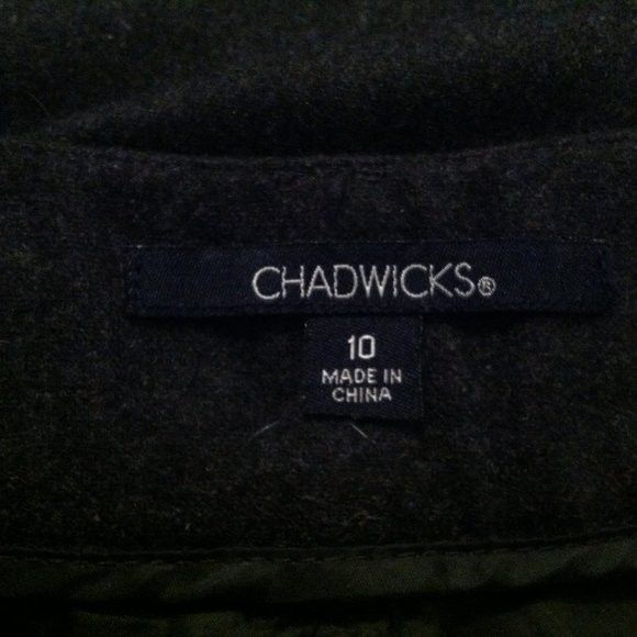 Other CHADWICKS WOMEN'S 51%WOOL 45%POLYESTER DRESS PANTS 10/29 Size 32" / US 10 / IT 46 - 8 Thumbnail