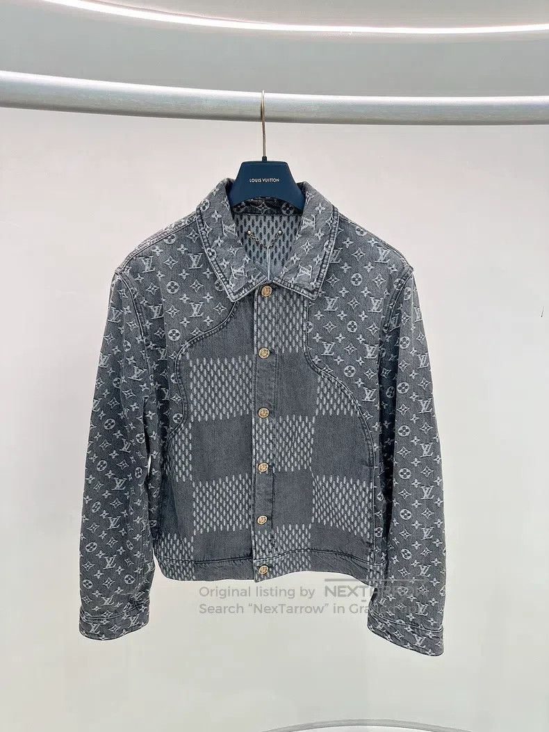 Louis Vuitton Louis Vuitton Denim patchwork shirt Size US M / EU 48-50 / 2 - 2 Thumbnail