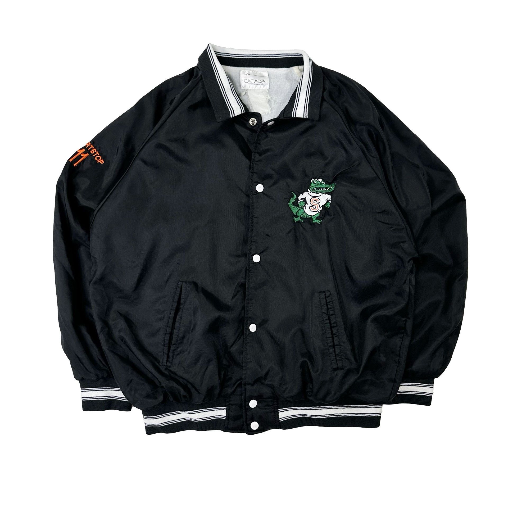 Vintage Vintage 90s Satin Button Up Gators College Windbreaker Size US L / EU 52-54 / 3 - 1 Thumbnail