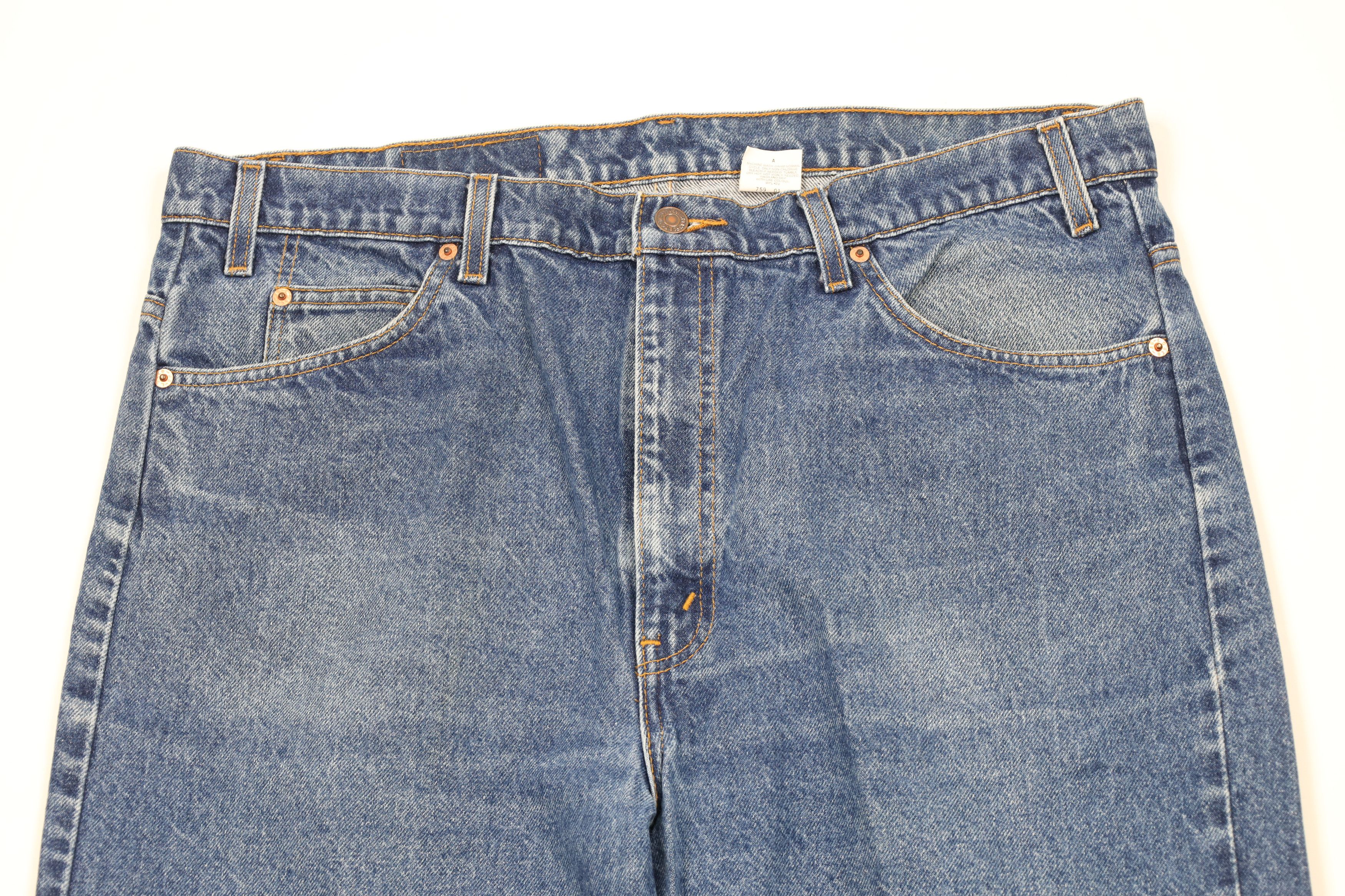 Levi's Vintage 90s Levis 505 Orange Tab Straight Leg Denim Jeans Size US 40 / EU 56 - 2 Thumbnail