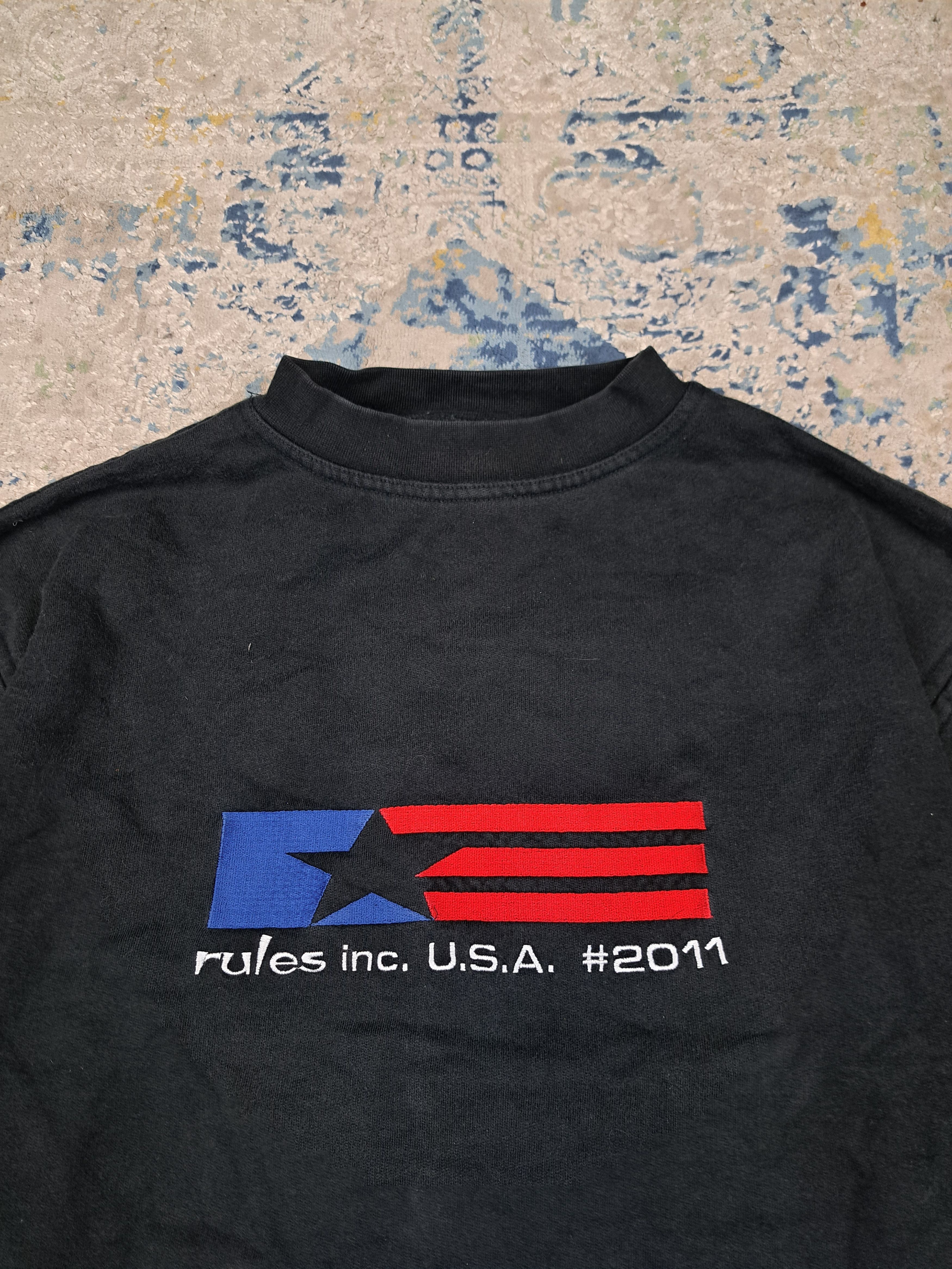 Vintage Vintage Rules Skateboard Brand Sweatshirt y2k 00s Size US XL / EU 56 / 4 - 2 Thumbnail