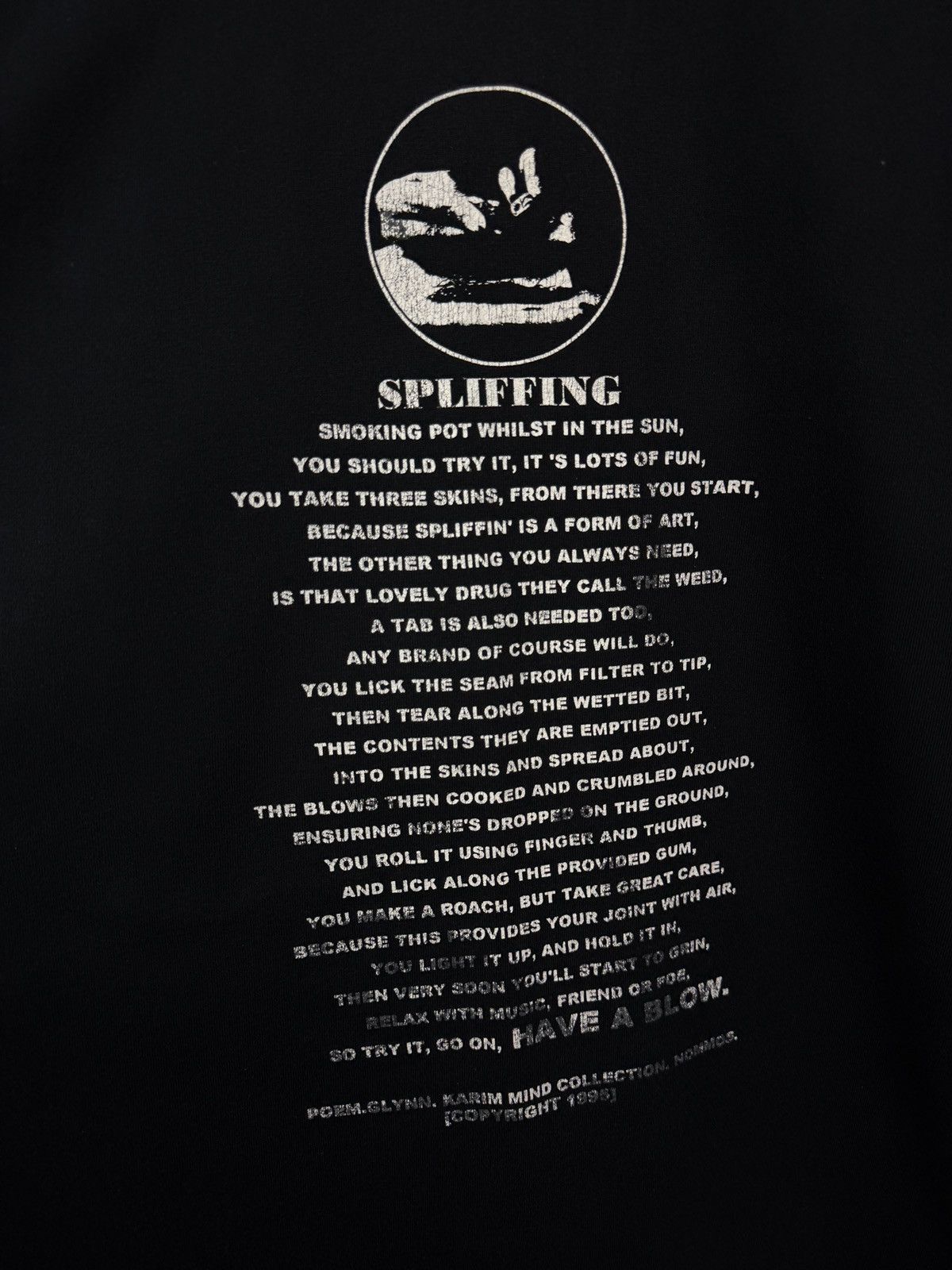 4GSELLER 🇺🇸 Vintage 1995 Spliffing Weed 420 Marijuana Cannabis T-Shirt Size US XL / EU 56 / 4 - 4 Thumbnail