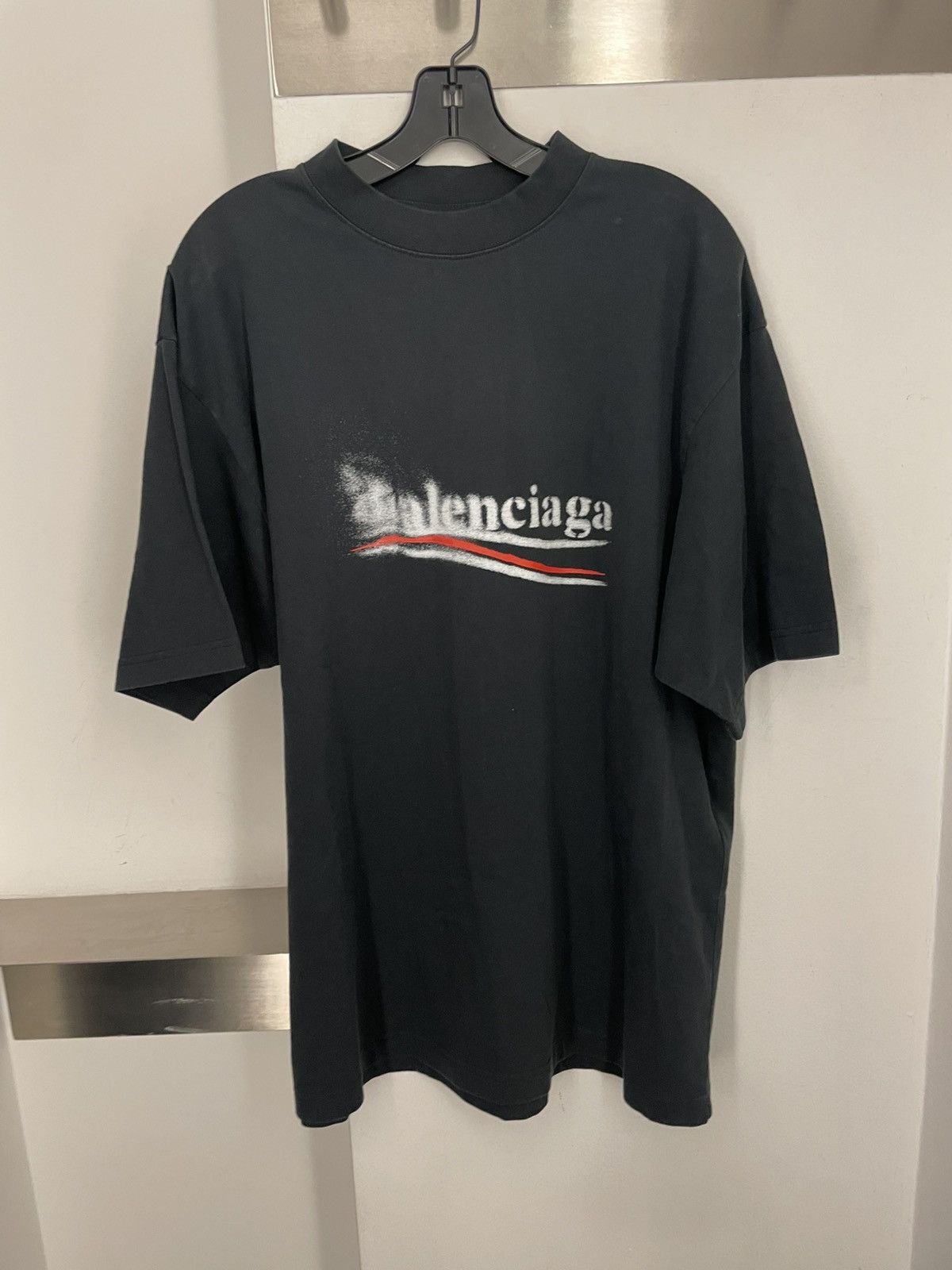 Balenciaga Logo t-shirt Size US S / EU 44-46 / 1 - 1 Thumbnail