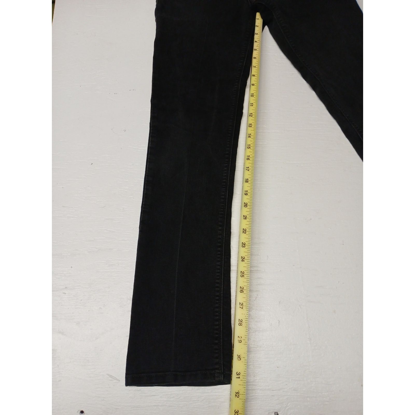 Other The Limited Denim Simply Straight 917 (6L) Black Jeans Size 28" / US 6 / IT 42 - 3 Thumbnail