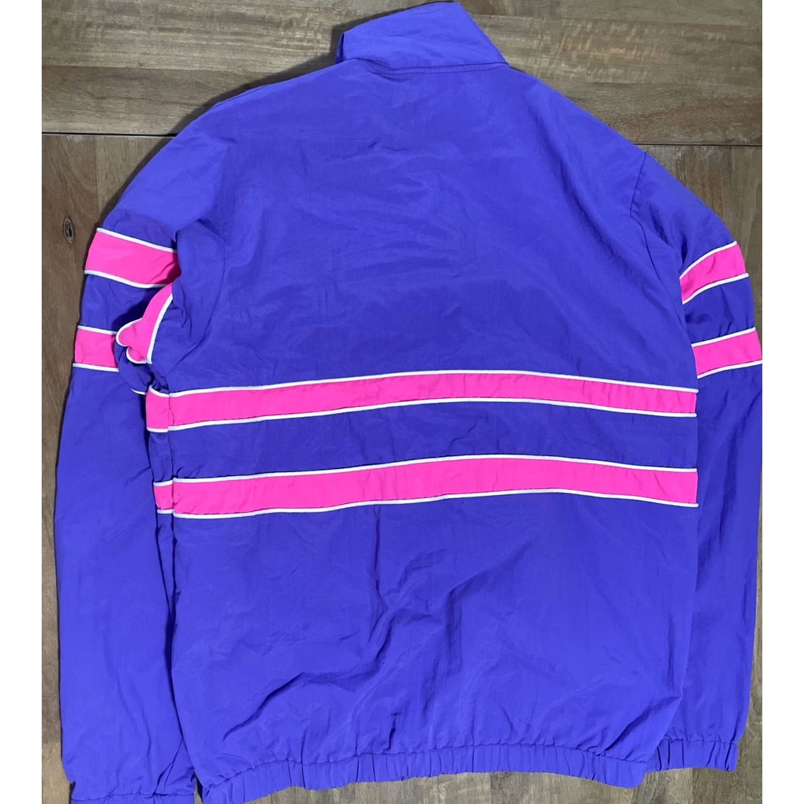 Vintage VINTAGE Action Tracksuit Windbreaker 2 Piece Purple Striped XL Women’s NWT 90s Made In USA Size XL / US 12-14 / IT 48-50 - 5 Thumbnail