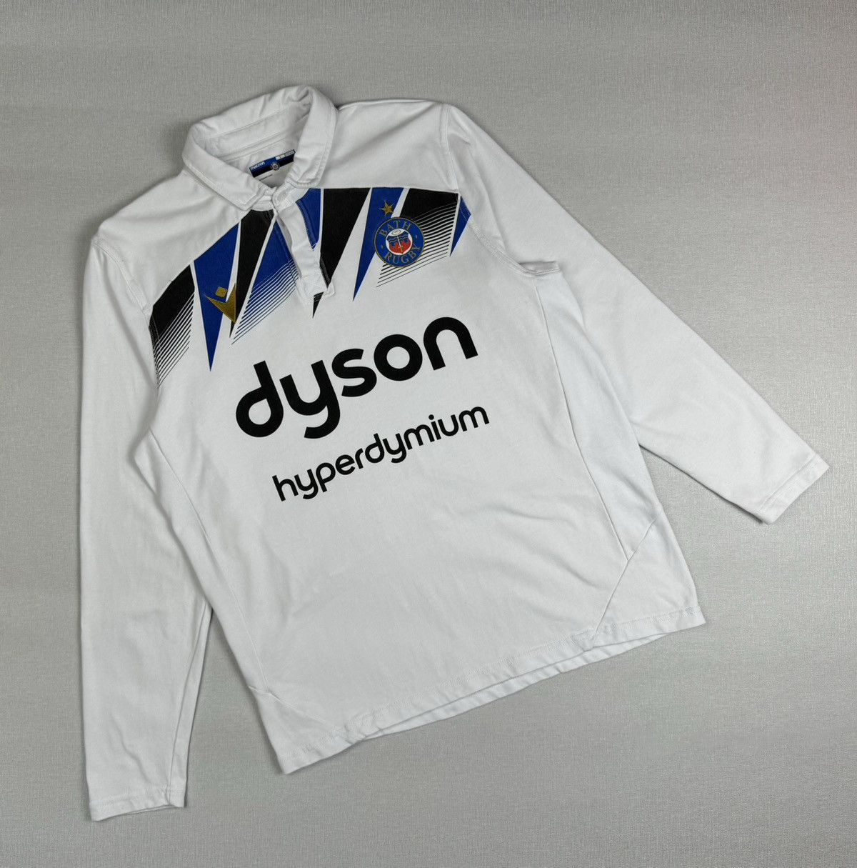 Macron Men’s Macron BATH Rugby Long Sleeve Dyson Shirt size L Size US L / EU 52-54 / 3 - 1 Thumbnail