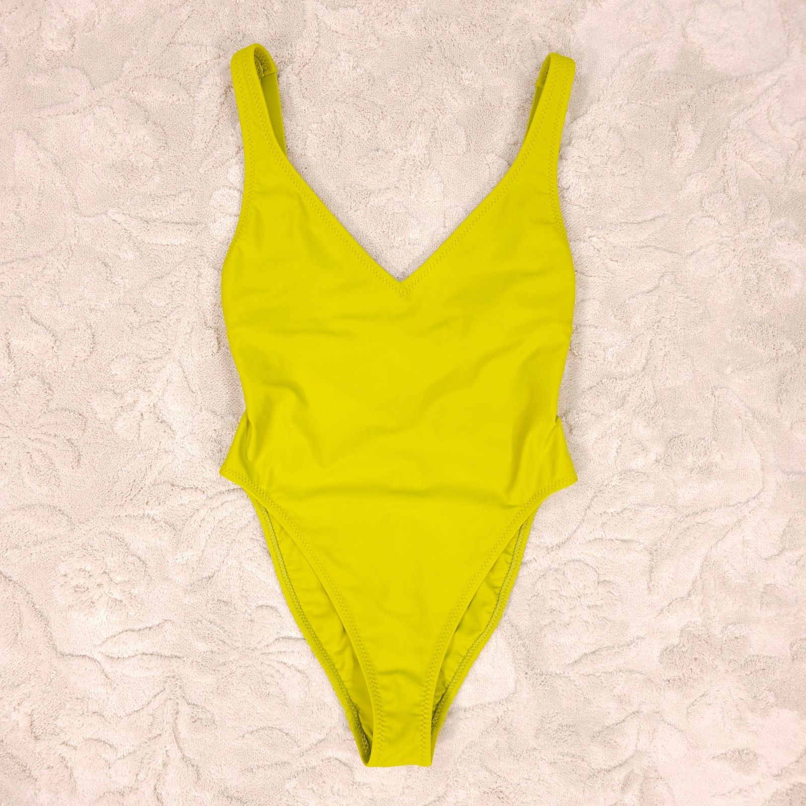 Other Galamaar Cerci Maillot Palma Green High Cut Swimsuit Small Size ONE SIZE - 5 Thumbnail