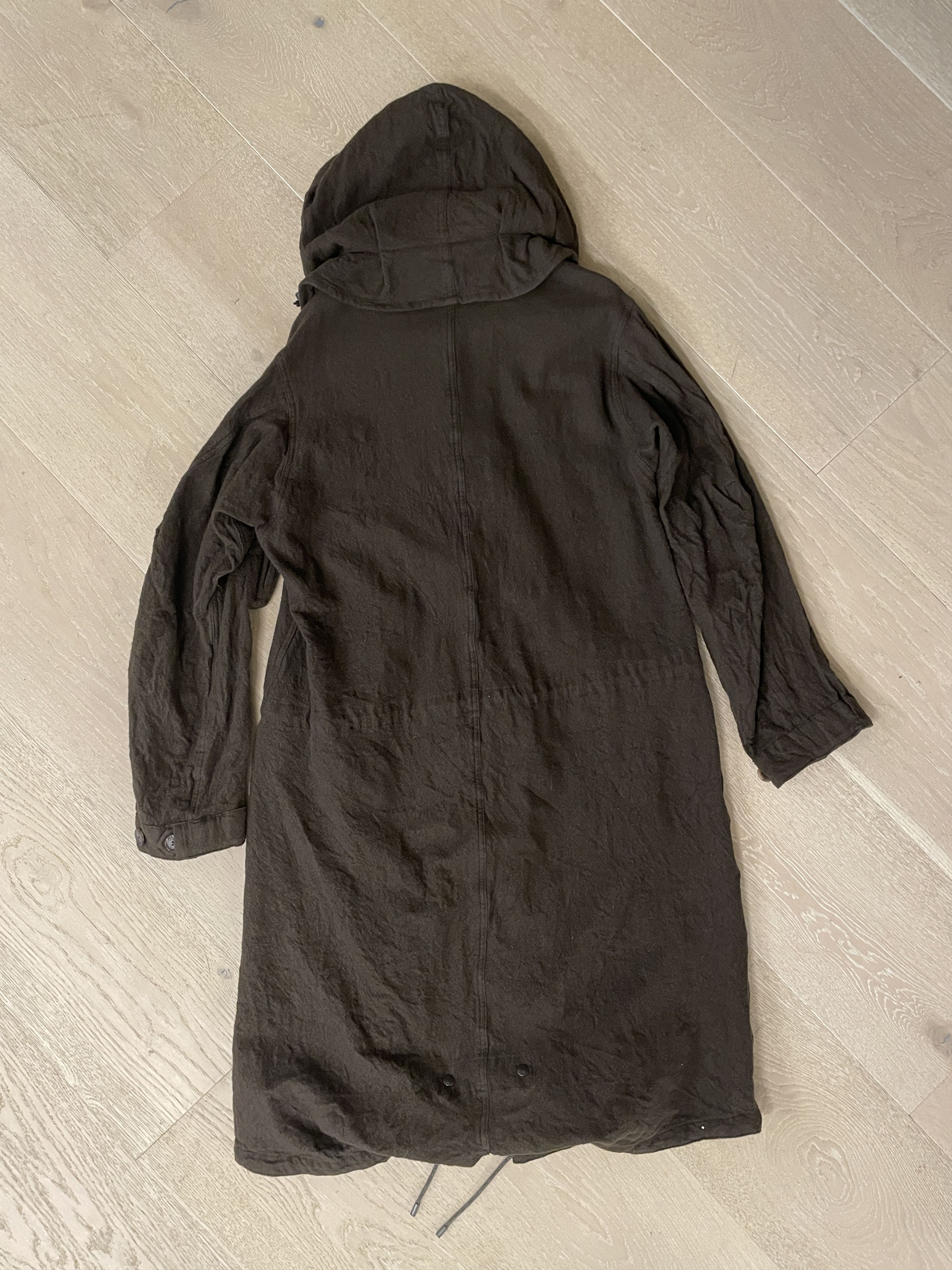Yohji Yamamoto $2935 2023 Yohji Yamamoto R-Milling Mods Coat Size US L / EU 52-54 / 3 - 7 Thumbnail
