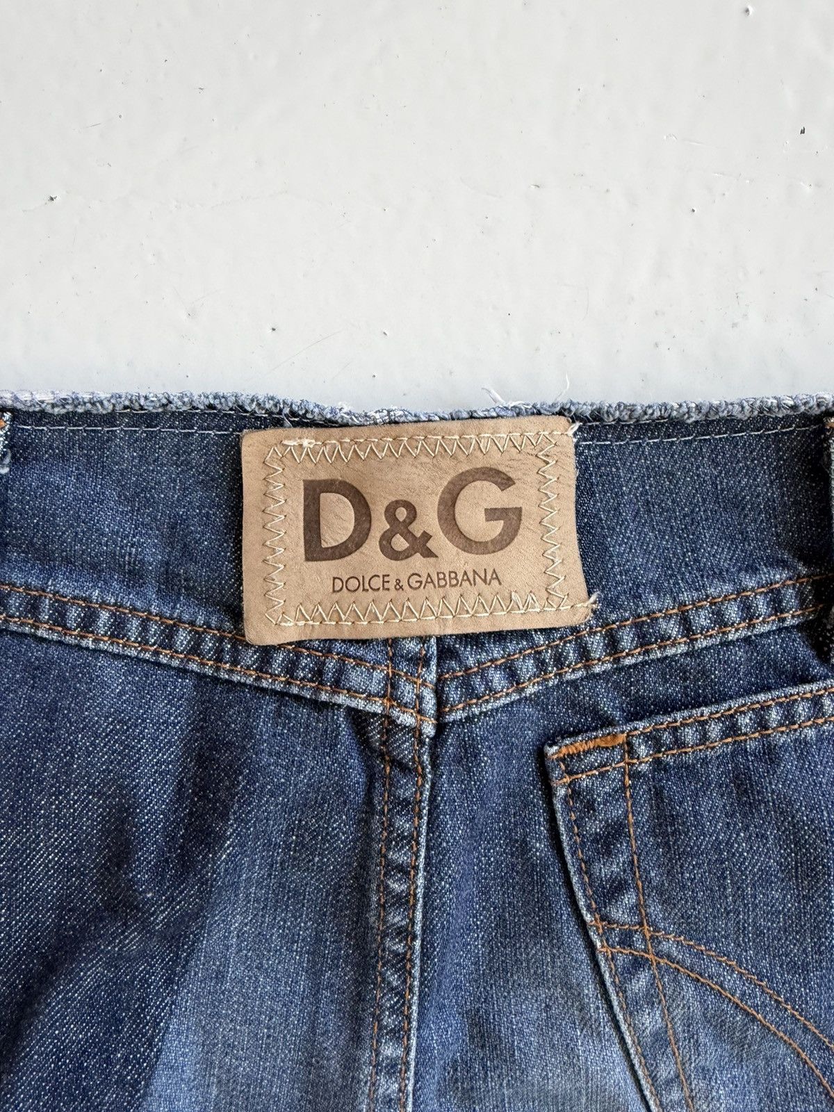 Dolce & Gabbana Y2k Dolce & Gabbana cutoff low waist flared denim Size 29" - 10 Thumbnail