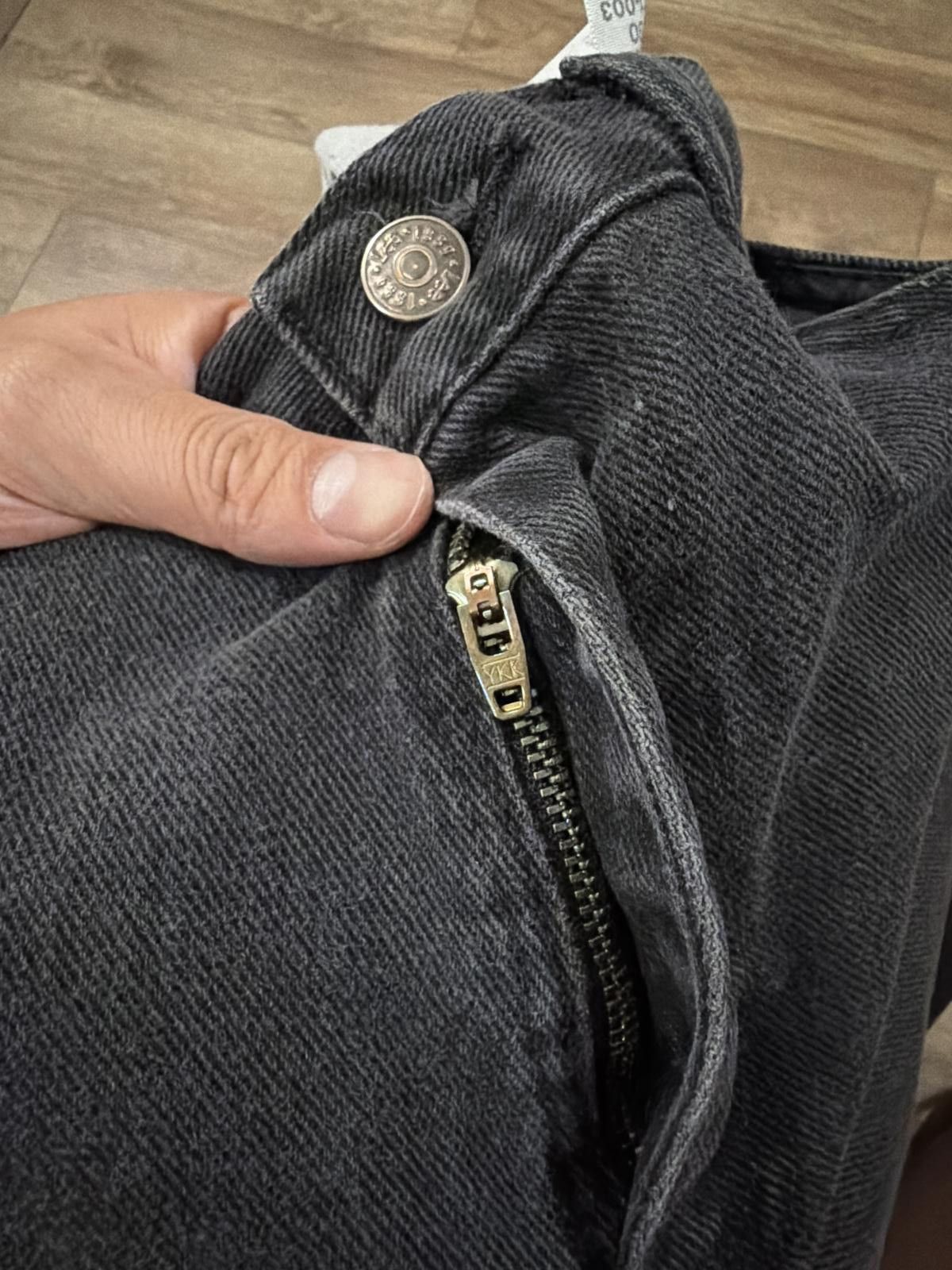 Lee Vintage Y2K Lee Relaxed Fit Black Denim Jeans 33x30 Grunge Size US 33 - 11 Thumbnail