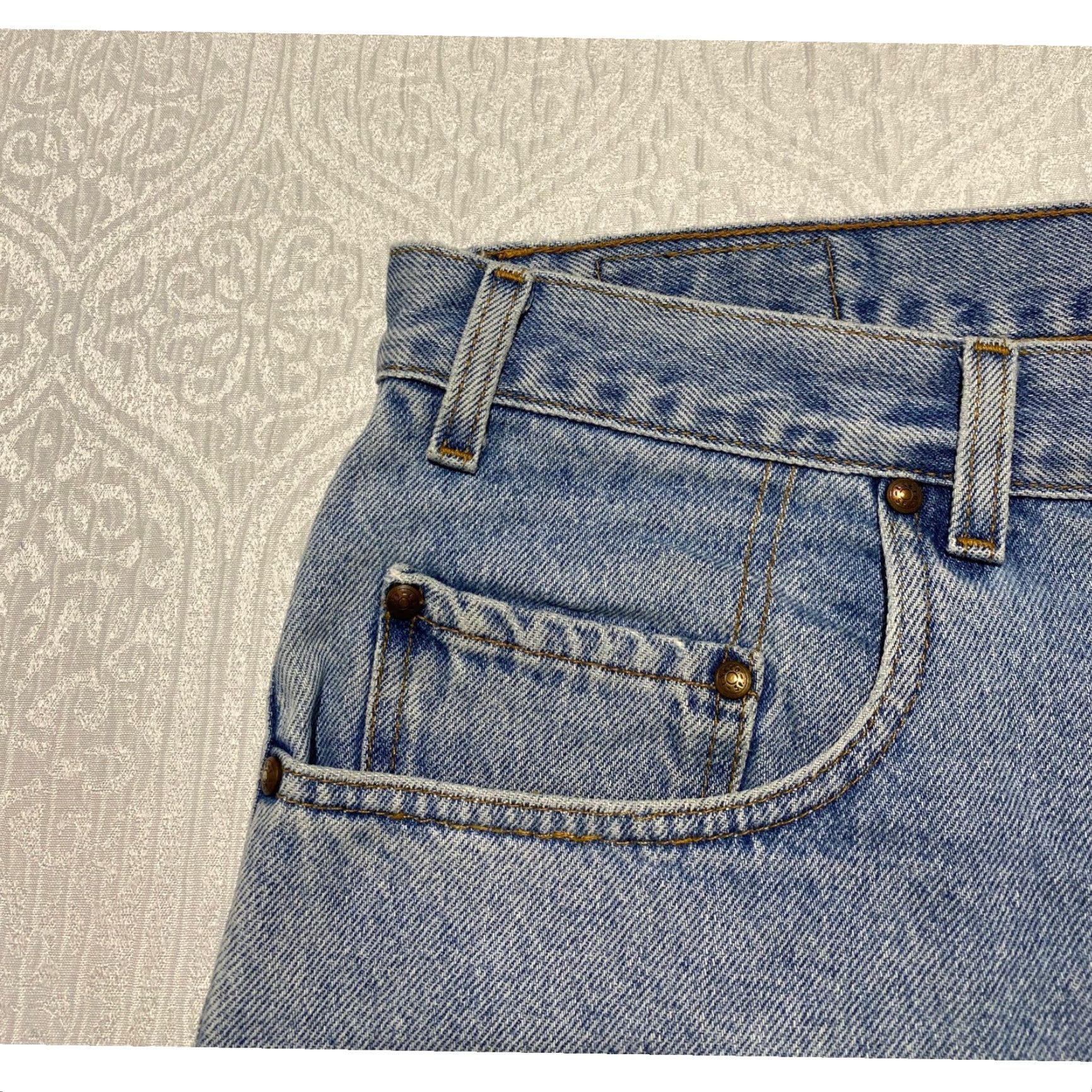 Levi's VINTAGE Levi's 545 Jeans Men 44 Inseam 30 Relaxed Straight 5-Pocket Denim Light Blue Cotton Button Zipper Logo Vintage 545 Size US 44 / EU 60 - 4 Thumbnail