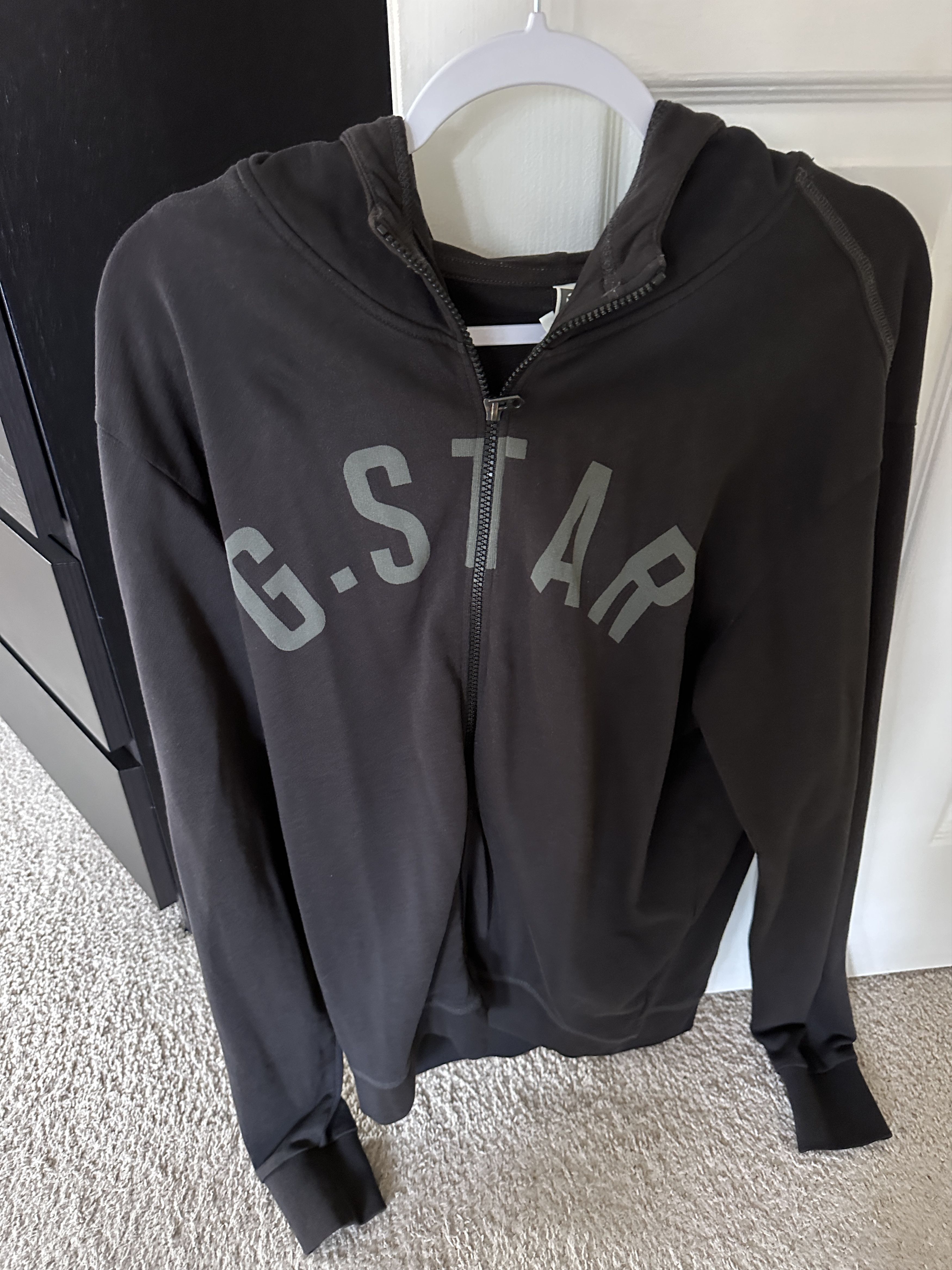 G-Star G-Star RAW Men's Black Hoodie Zip-Up Jacket Size XL Size US XL / EU 56 / 4 - 2 Thumbnail