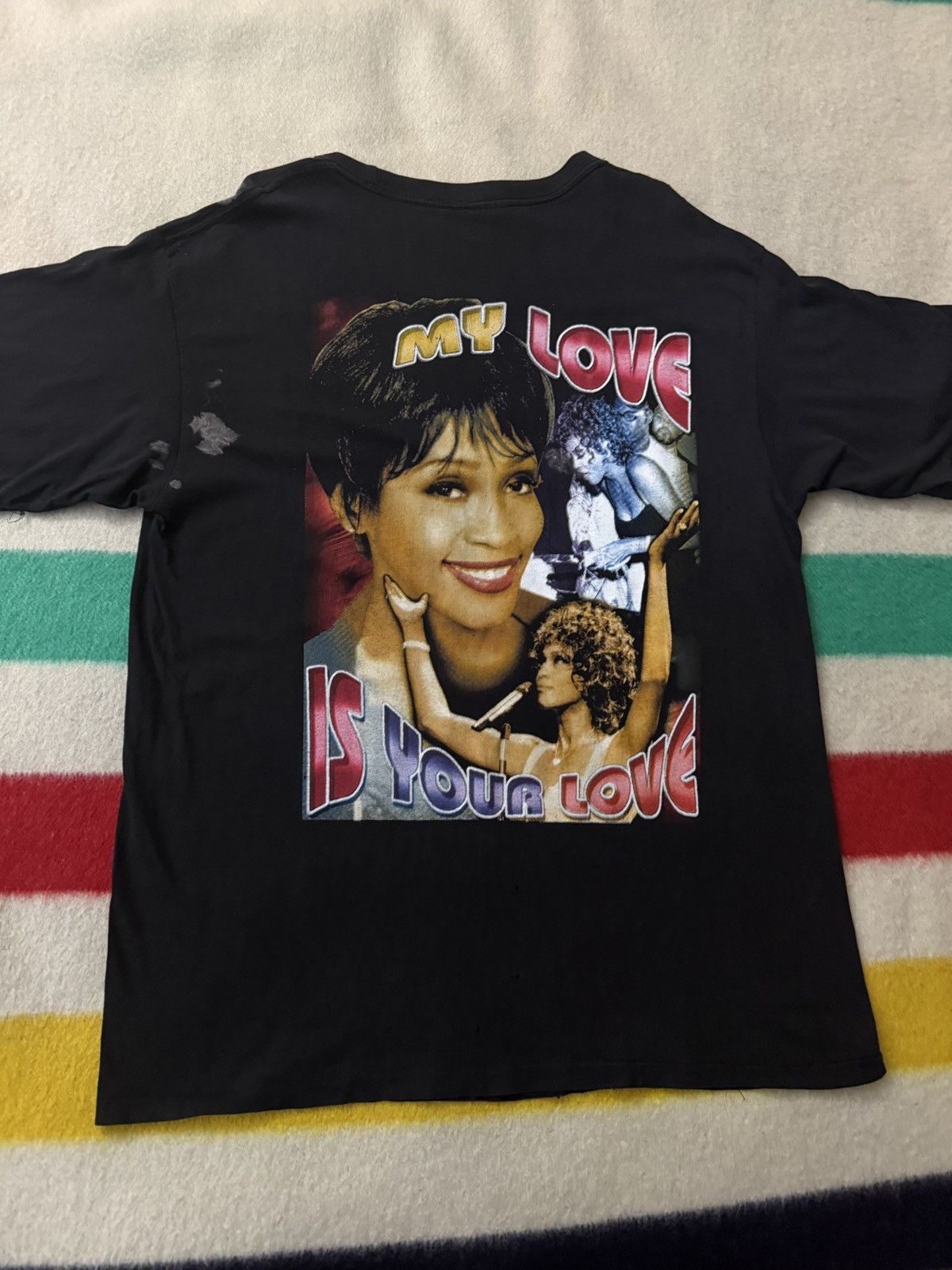 Rap Tees Vintage 90s Whitney Houston RapTee Always Love You Shirt XL Size US XL / EU 56 / 4 - 3 Thumbnail