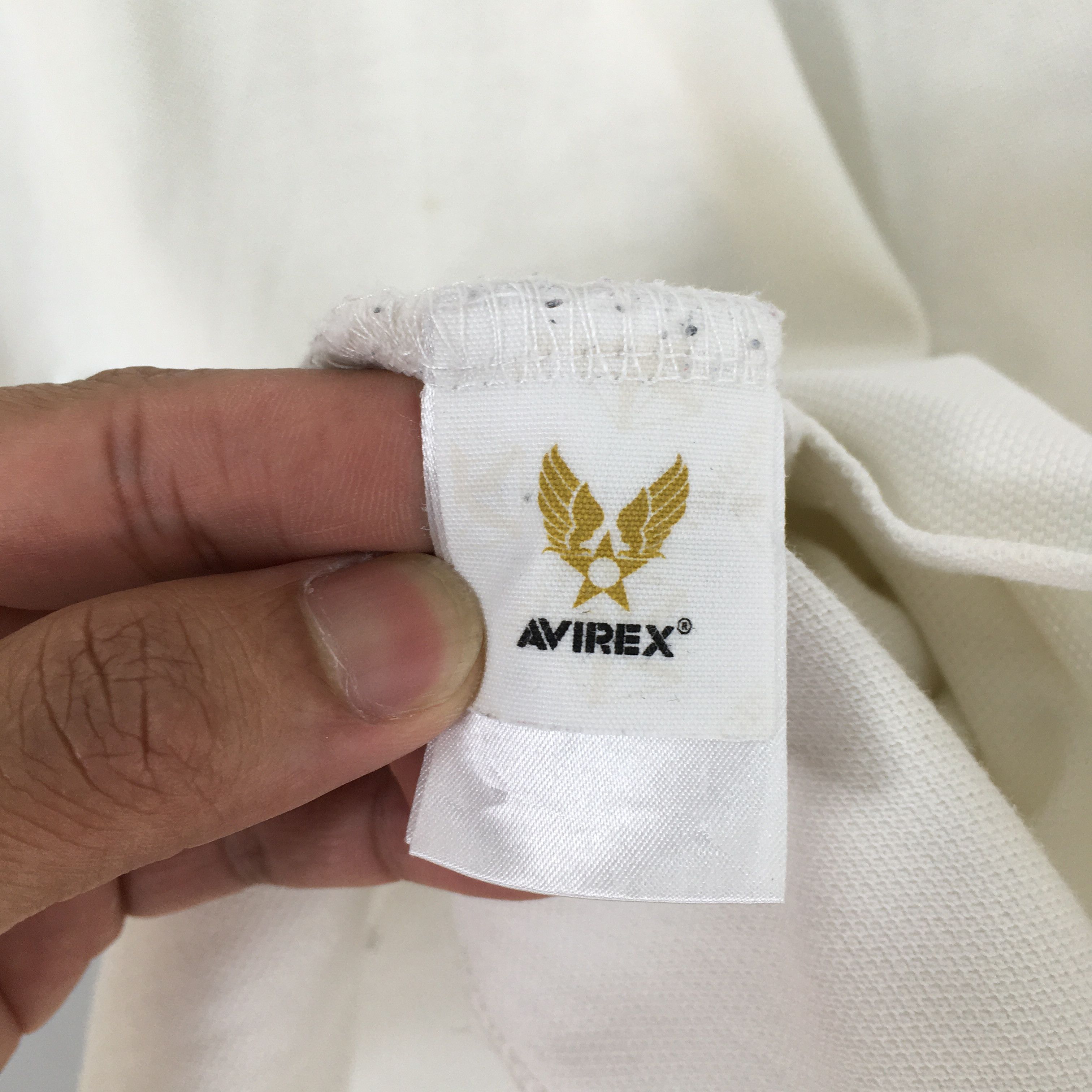Avirex × Vintage Vintage 90's Avirex Snearhead Us Air Force Polos XXLarge Size US XXL / EU 58 / 5 - 6 Thumbnail