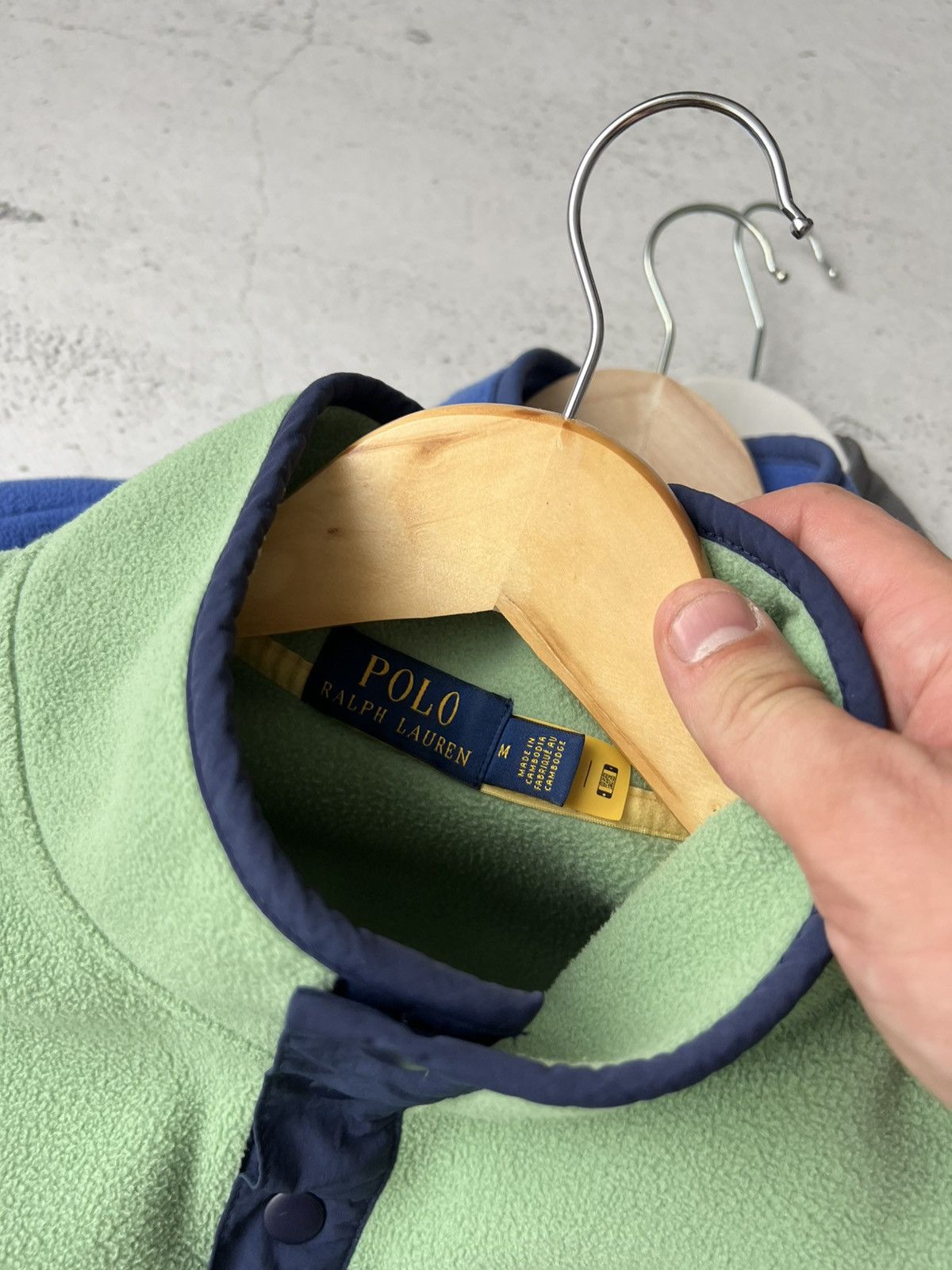 Polo Ralph Lauren 🟢 Vintage Ralph Lauren fleece pullover in green Rare Size M Size US M / EU 48-50 / 2 - 7 Thumbnail