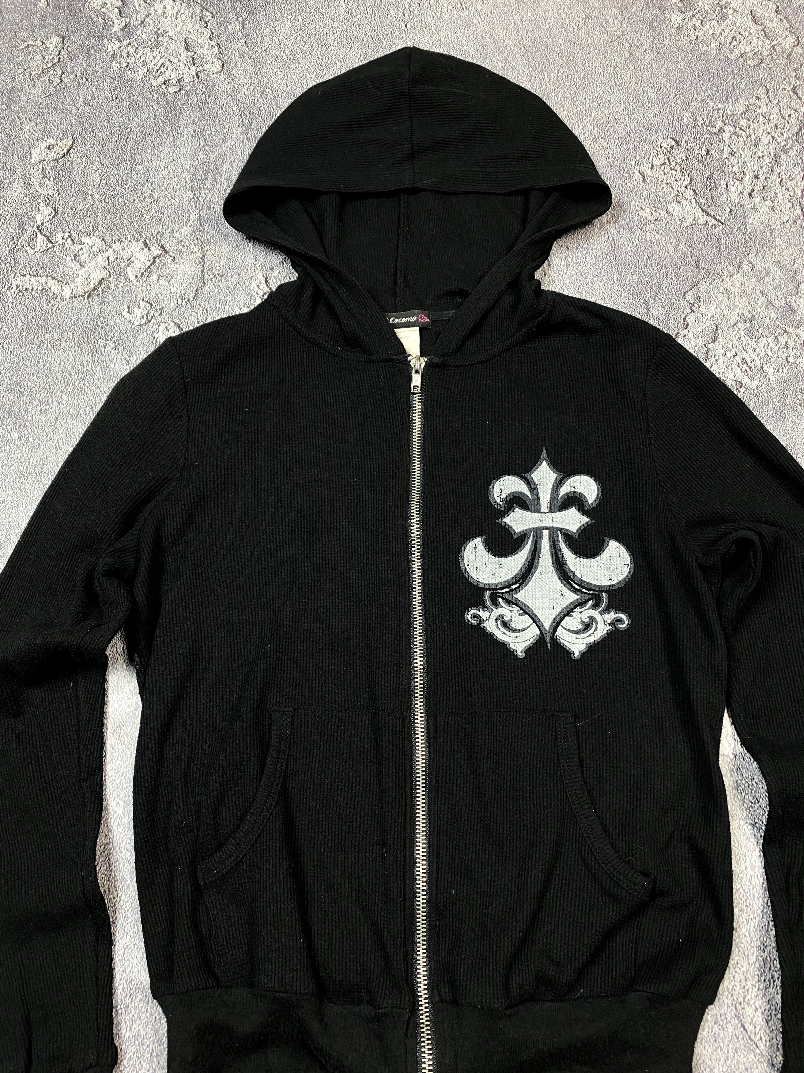 20471120 × Beauty Beast × If Six Was Nine Y2K Gothic If Six Was Nine Woman Light Zip Hoodie Streetwear Size S / US 4 / IT 40 - 4 Thumbnail