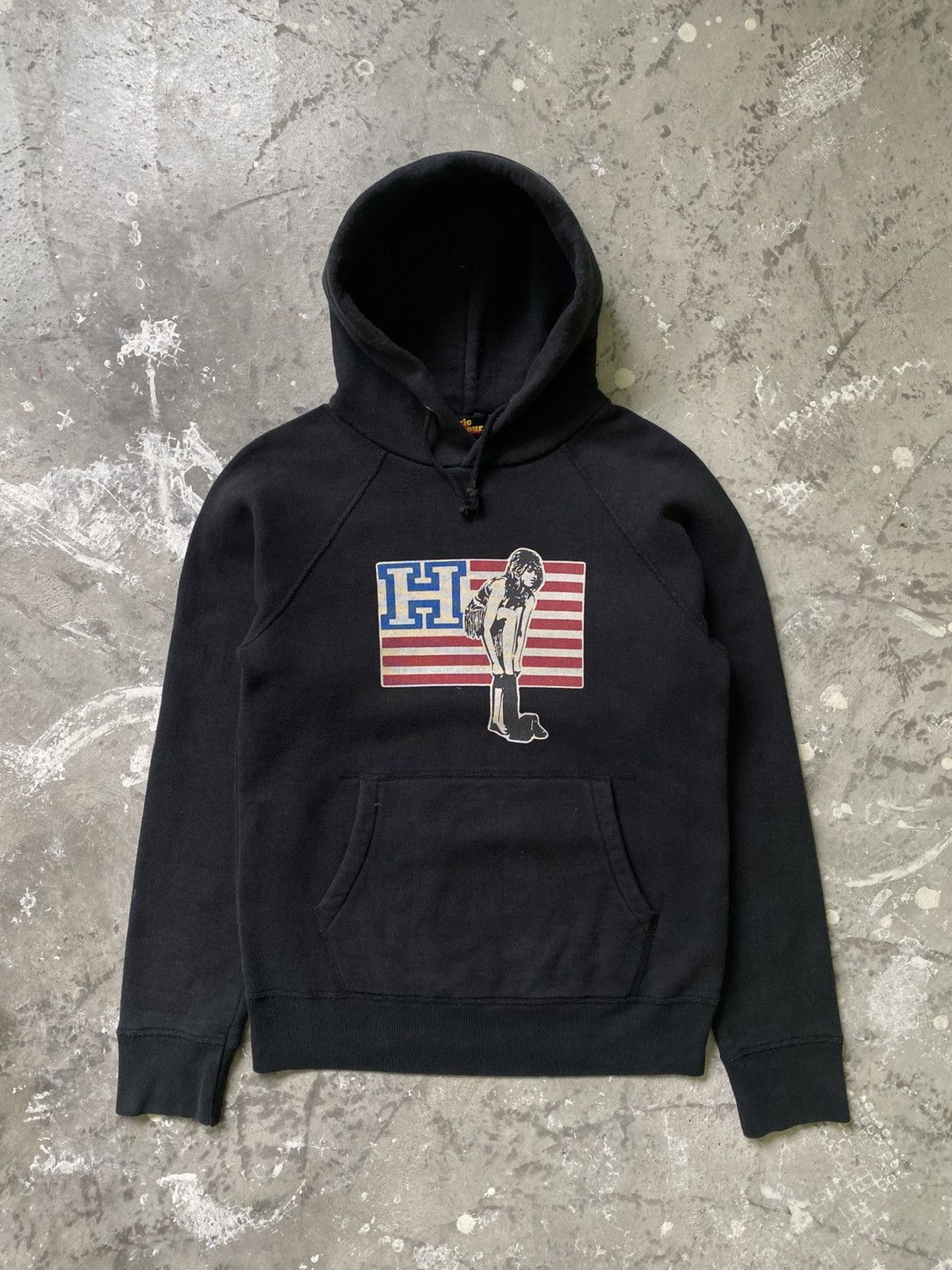 Hysteric Glamour Vintage Hysteric Glamour USA Flag Hot Girl Hoodie