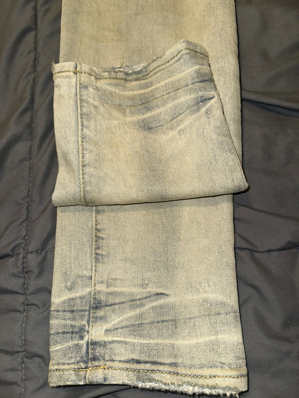 Purple Distressed Skinny Jeans Size US 32 / EU 48 - 5 Thumbnail