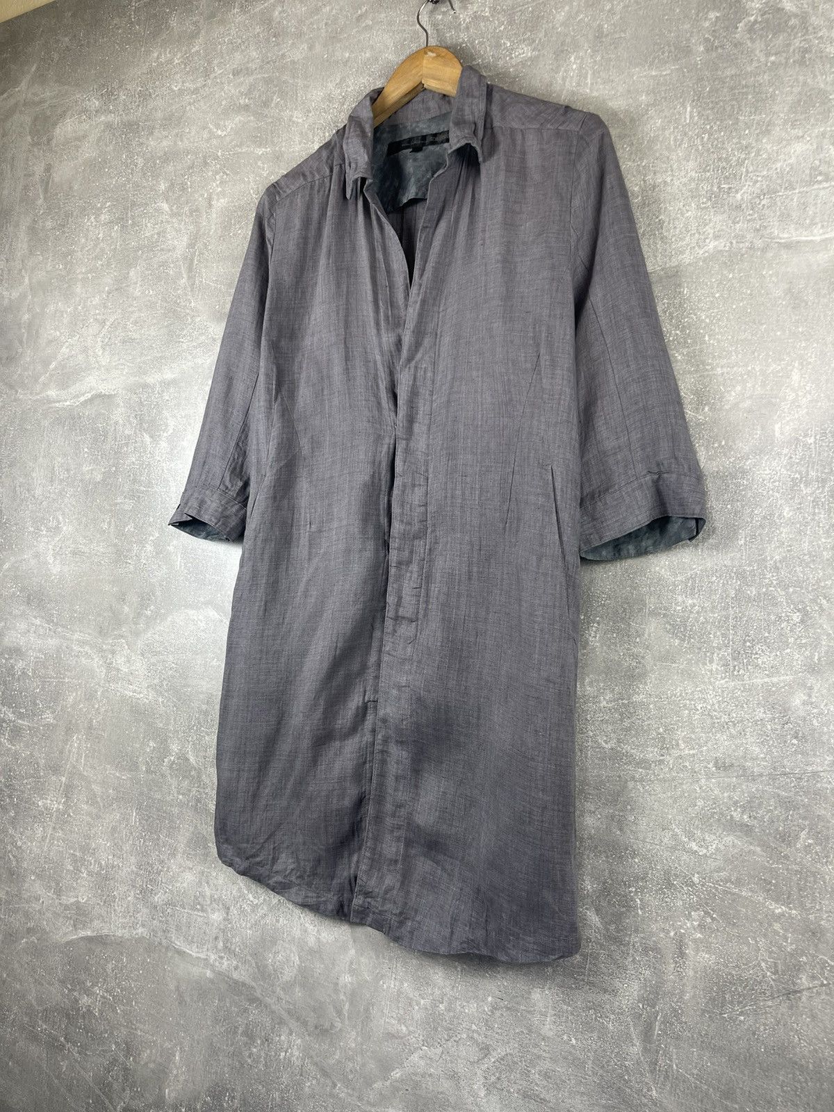Schlussel Schlüssel Japan Long Shirt Jacket 00s Avant-Garde Minimalist Size US M / EU 48-50 / 2 - 2 Thumbnail