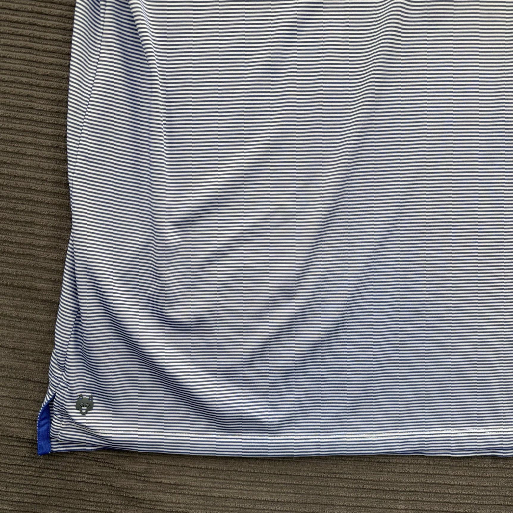 Vintage Greyson Polo Shirt Men 2XL Striped Short Sleeve Polyester Spandex Golf Casual Slimming Stretch Slim Polo Shirt Men Size US XXL / EU 58 / 5 - 7 Thumbnail