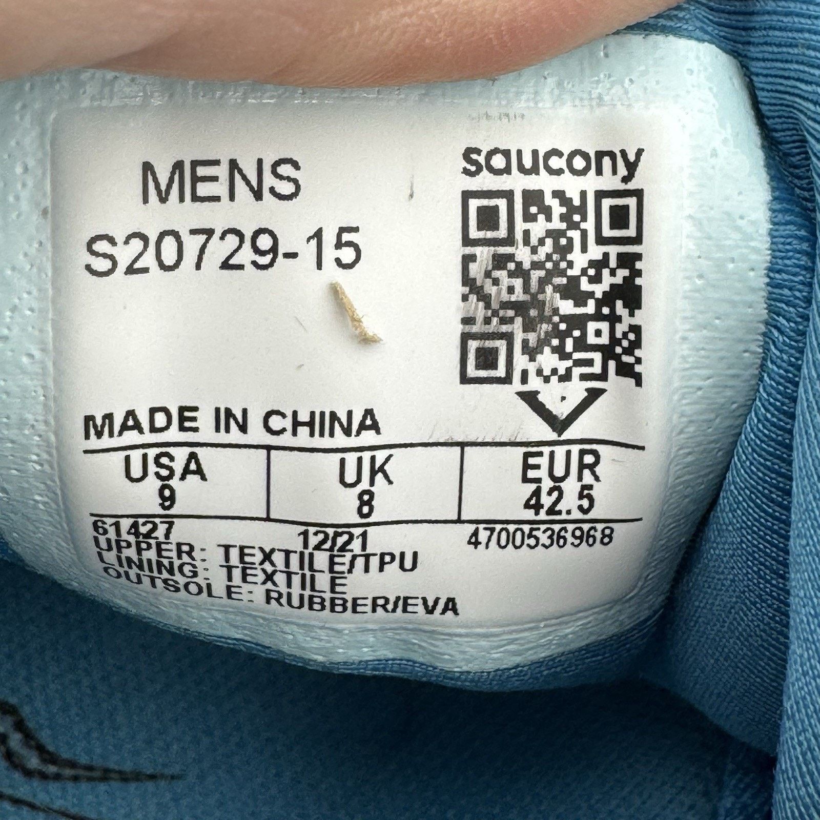 Saucony Saucony Ride 15 Shoes Mens 9 Alloy Topaz Road Running Size US 9 / EU 42 - 9 Thumbnail