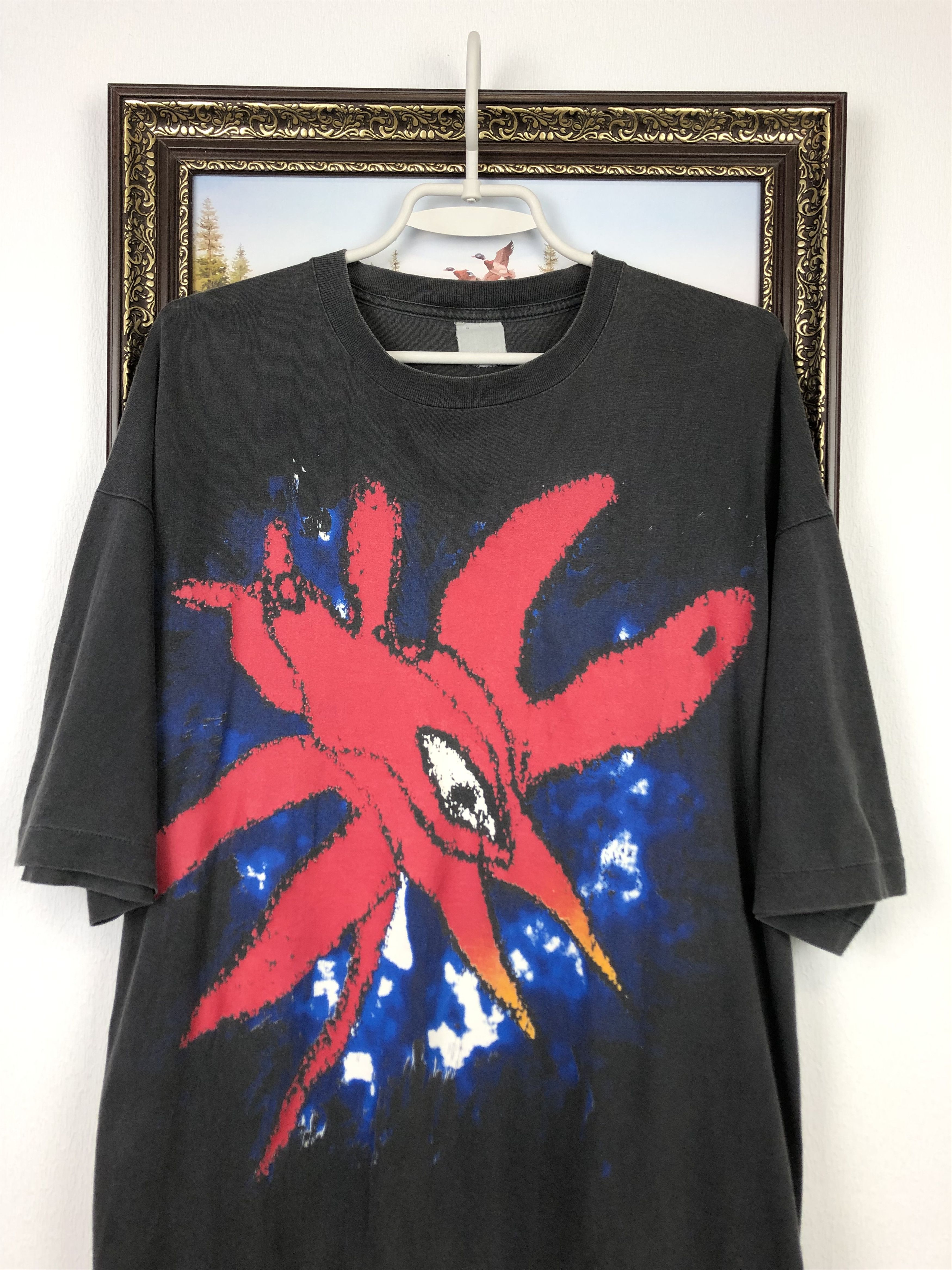 Band Tees × Vintage Vintage 90's The Cure Wish Tour Shirt Over Print Tee Rare Size US L / EU 52-54 / 3 - 2 Thumbnail
