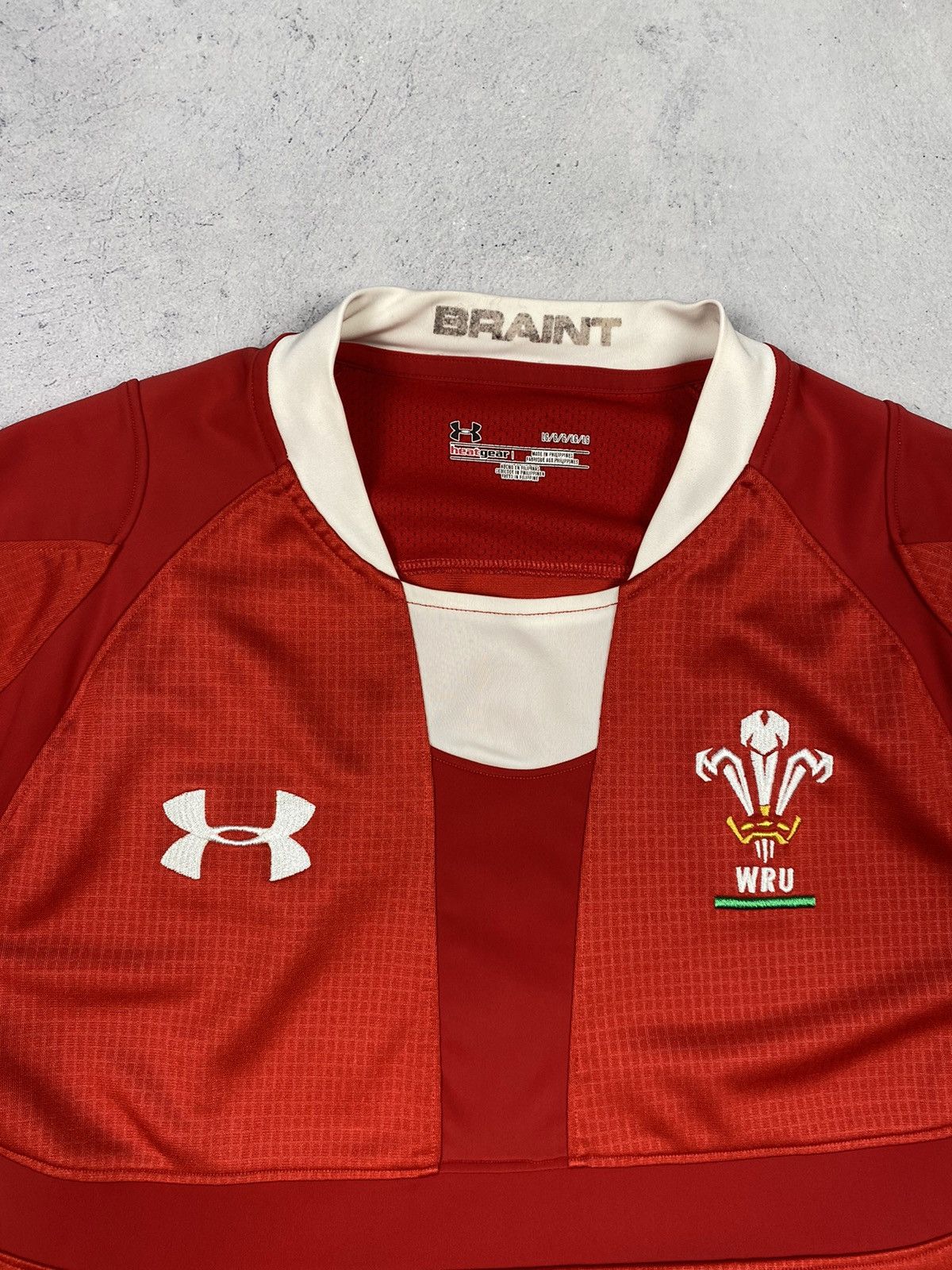 Under Armour Under Armour Wales Rugby Union Jersey Shirt WRU Admiral Red Size US L / EU 52-54 / 3 - 5 Thumbnail