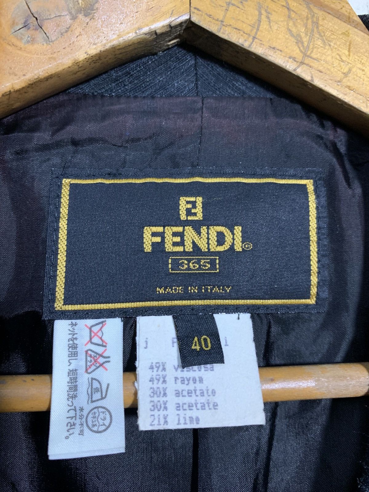 Fendi 🔥VTG FENDI ROMA 365 BLAZER JACKETS Size M / US 6-8 / IT 42-44 - 7 Thumbnail