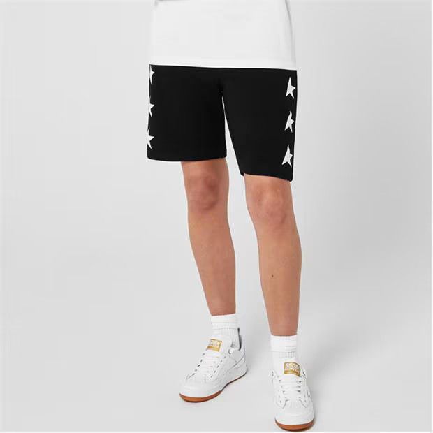 Golden Goose o1g2r1mq1024 Short in Black & White Size 29" - 5 Thumbnail