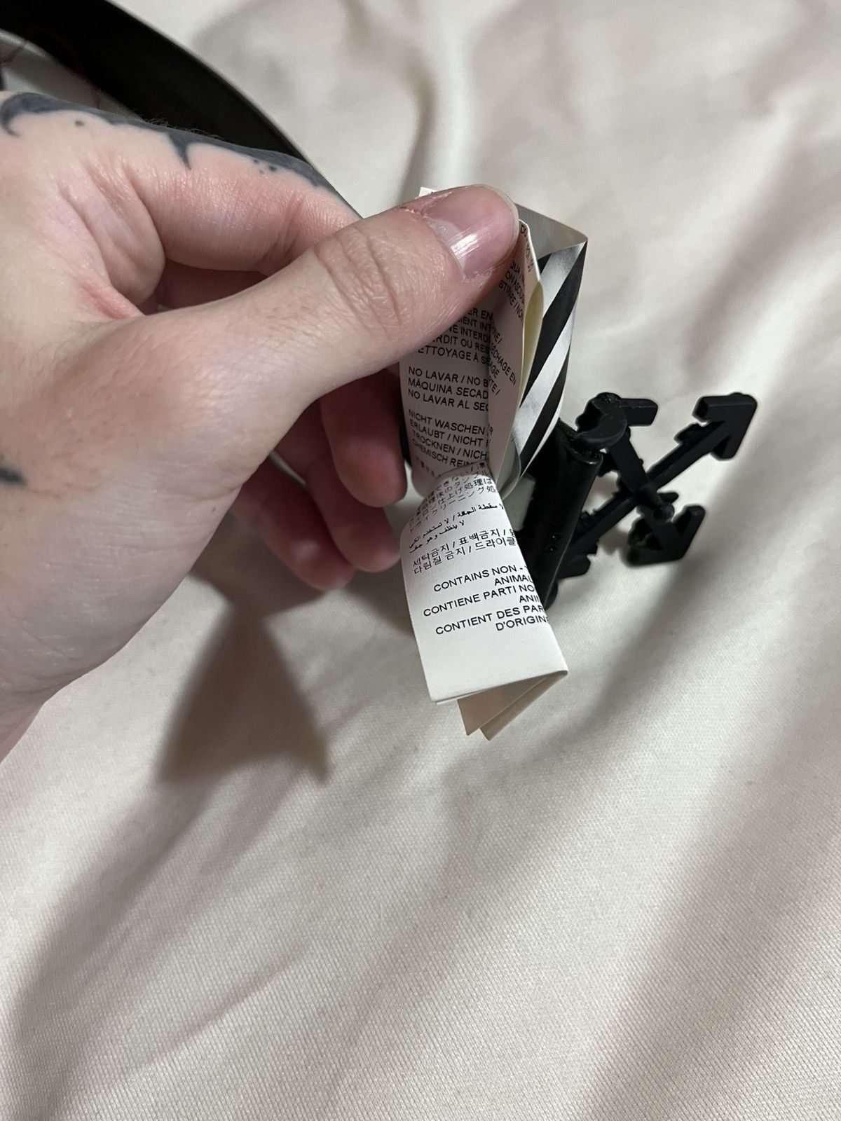 Off-White Off white black belt pink Size ONE SIZE - 6 Thumbnail