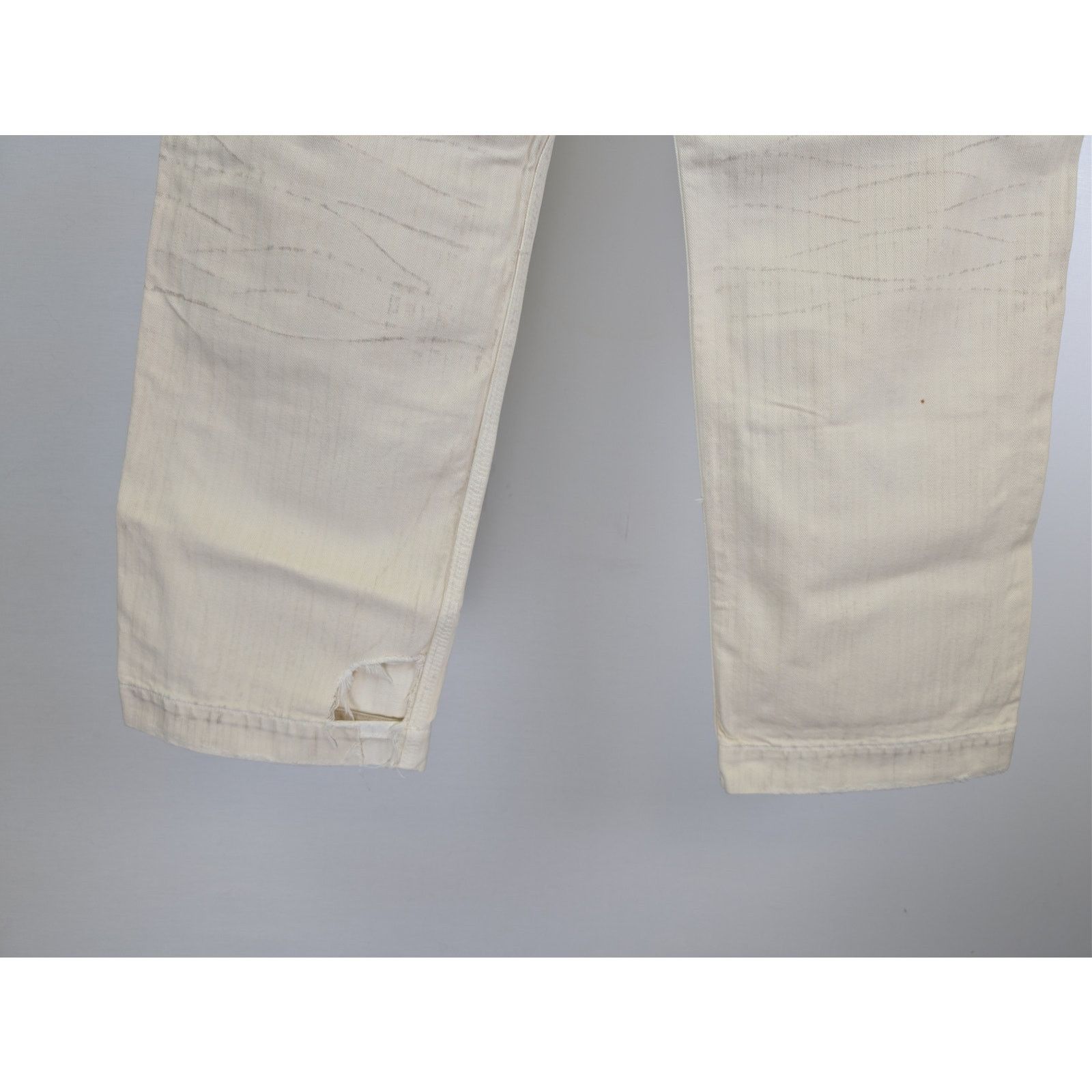 Enfants Riches Deprimes o1rshd1 Double Knee Paint Pants in White 32 Size US 32 / EU 48 - 13 Thumbnail