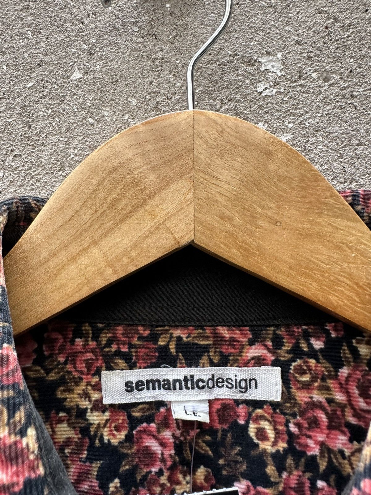 Le Grande Bleu (L.G.B.) × semanticdesign Authentic Semantic Floral Design Button Longsleeve Tees Size US M / EU 48-50 / 2 - 4 Thumbnail