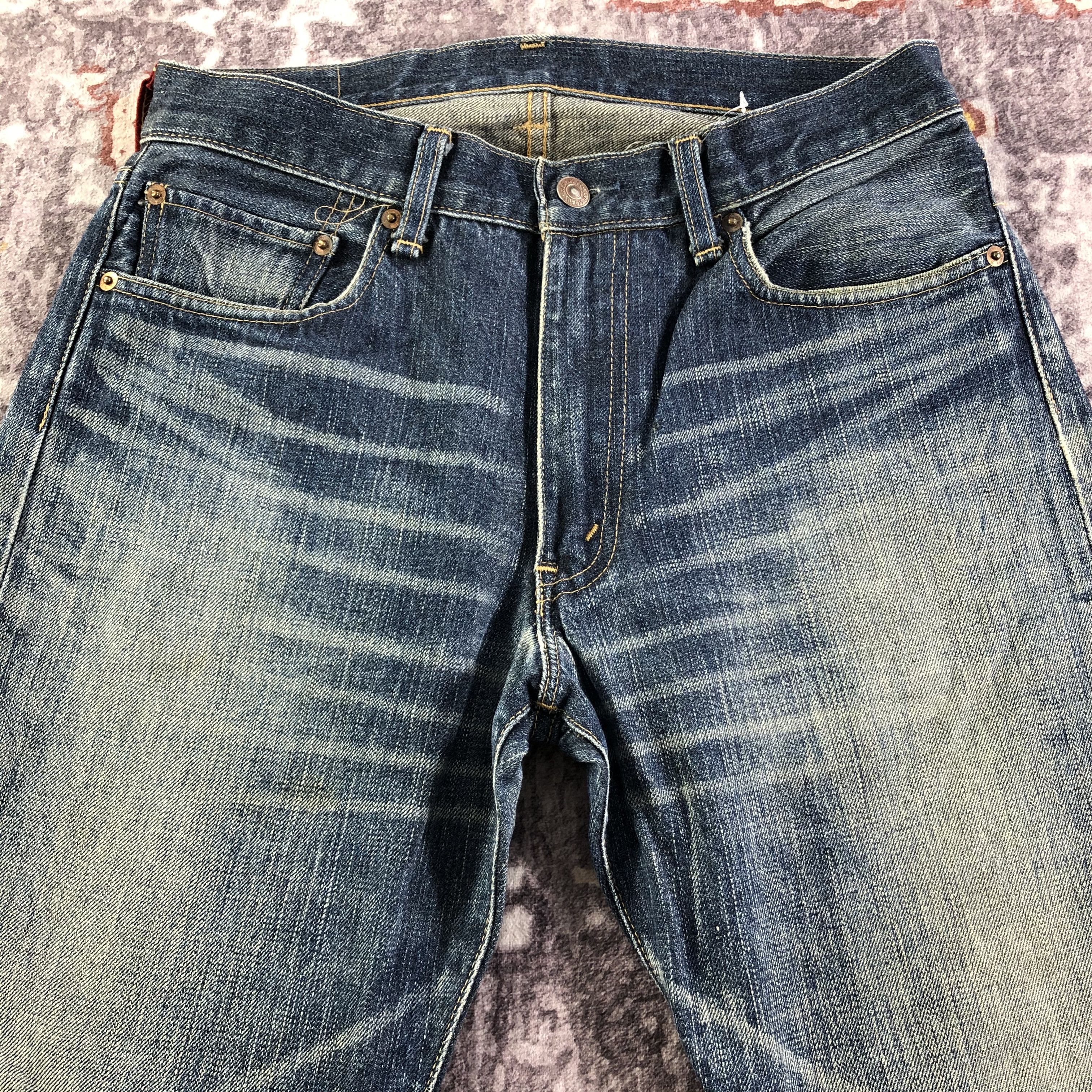 Levi's × Vintage 90s Vintage Blue Wash Levis 505 Red Loop Jeans-JM3259 Size US 31 - 3 Thumbnail