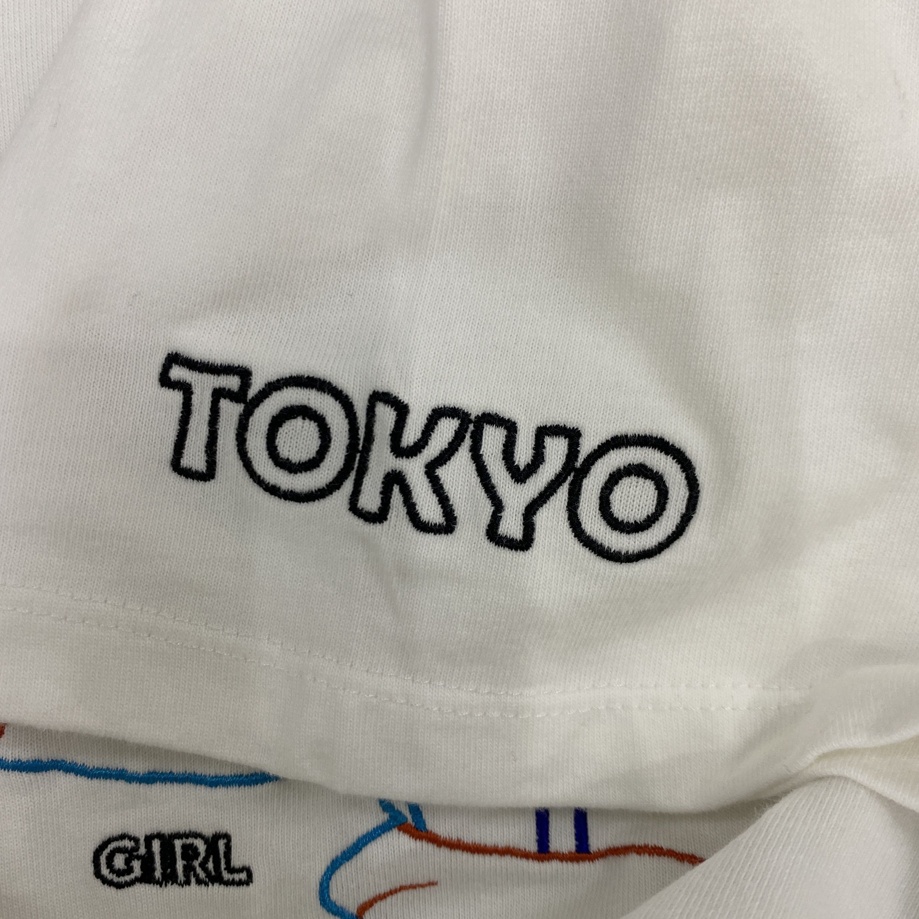 Japanese Brand Vintage Takeo Kikuchi Girl Tokyo T-Shirt - K096 Size US L / EU 52-54 / 3 - 6 Thumbnail