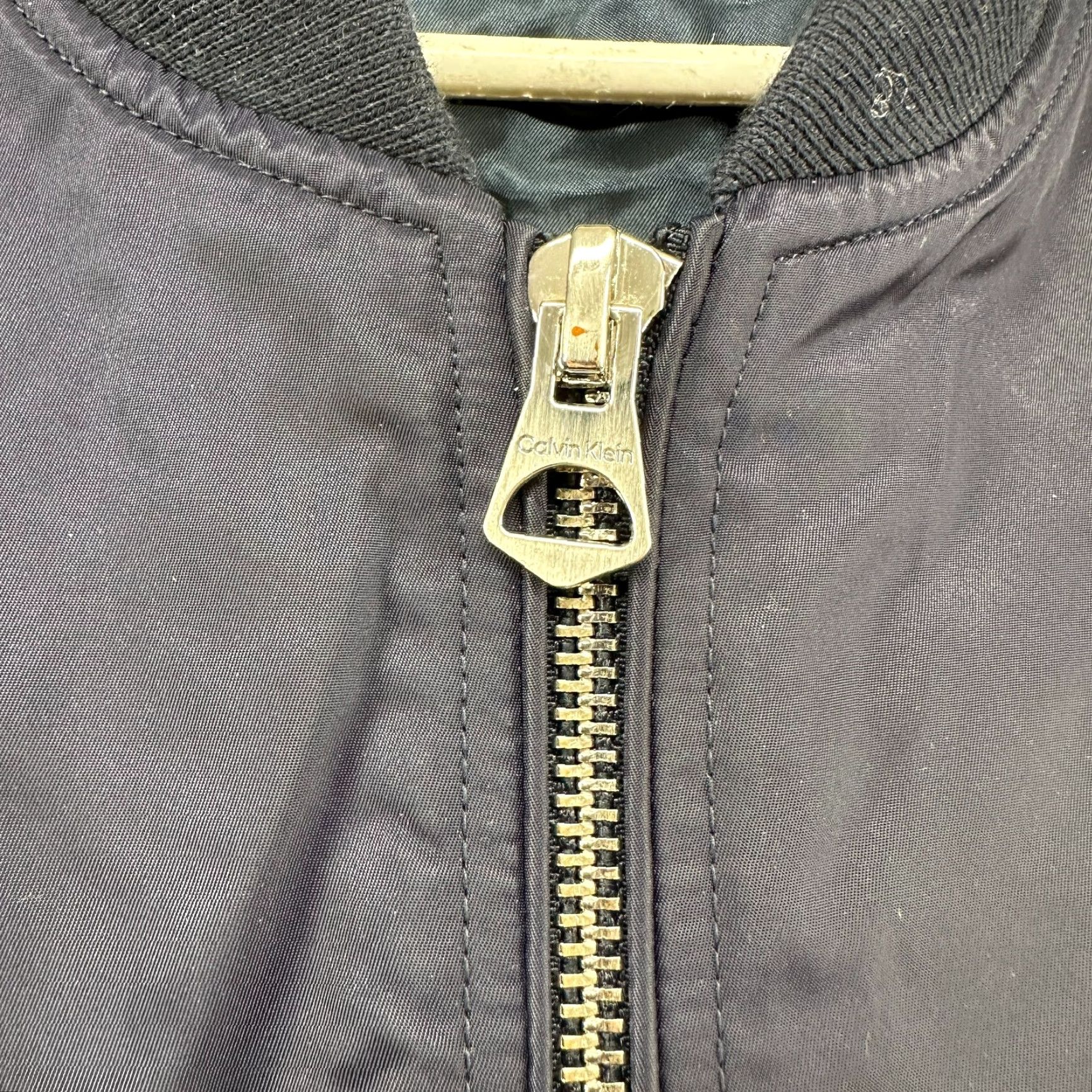 Calvin Klein Calvin Klein Jacket Mens XL Windbreaker Windbreaker Bomber Zip Full Zip Polyester Blue Navy 90s Spring Winter Fall Casual Size US XL / EU 56 / 4 - 4 Thumbnail
