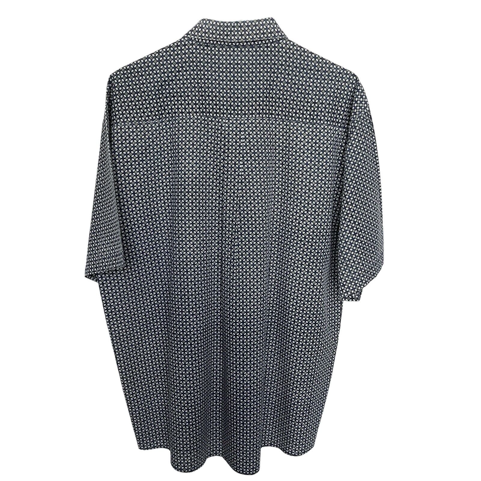 Vintage Salvador Paul SP | Vintage 70s Button Shirt Geometric Circle Size US L / EU 52-54 / 3 - 5 Thumbnail