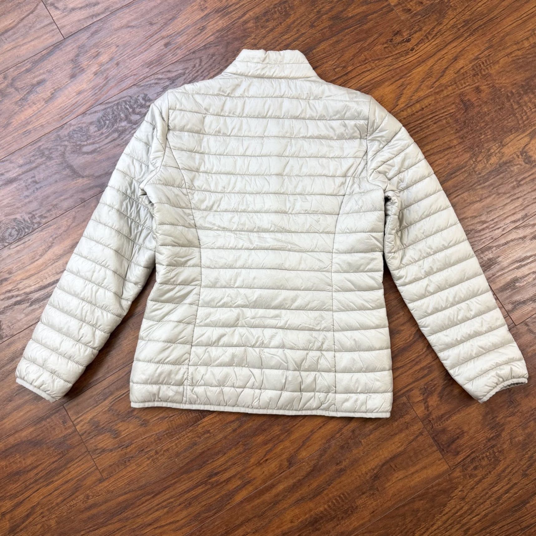 Brooks Brothers Brooks Brothers Jacket Womens Medium M Gray Puffer Full Zip Quilted Red Fleece Size M / US 6-8 / IT 42-44 - 5 Thumbnail