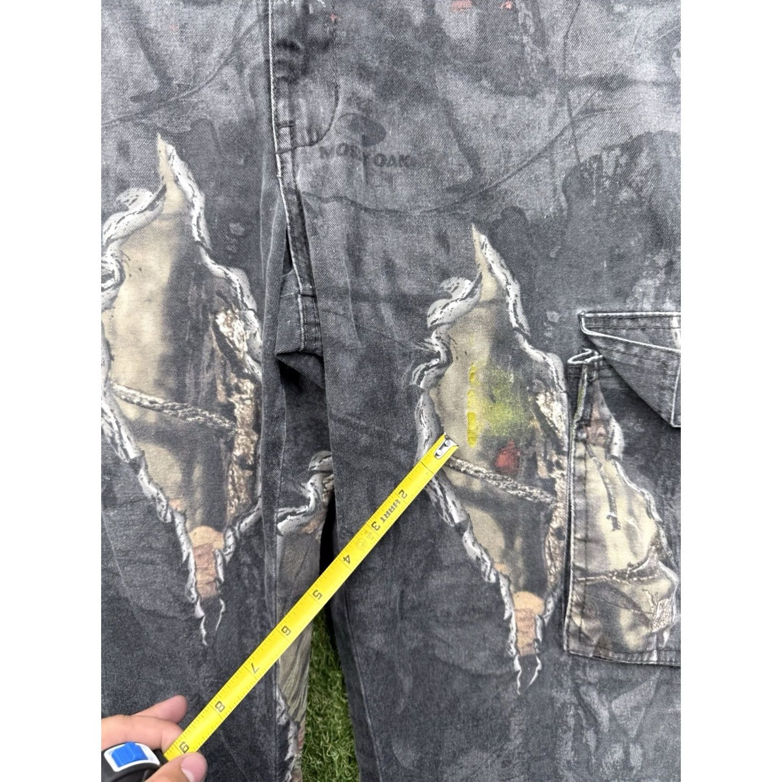 Vintage VINTAGE Mossy Oak Camouflage Jeans Mens 44 Denim Camouflage 90s USA Mossy Oak Straight Jeans Mens 44x31 Size US 44 / EU 60 - 3 Thumbnail