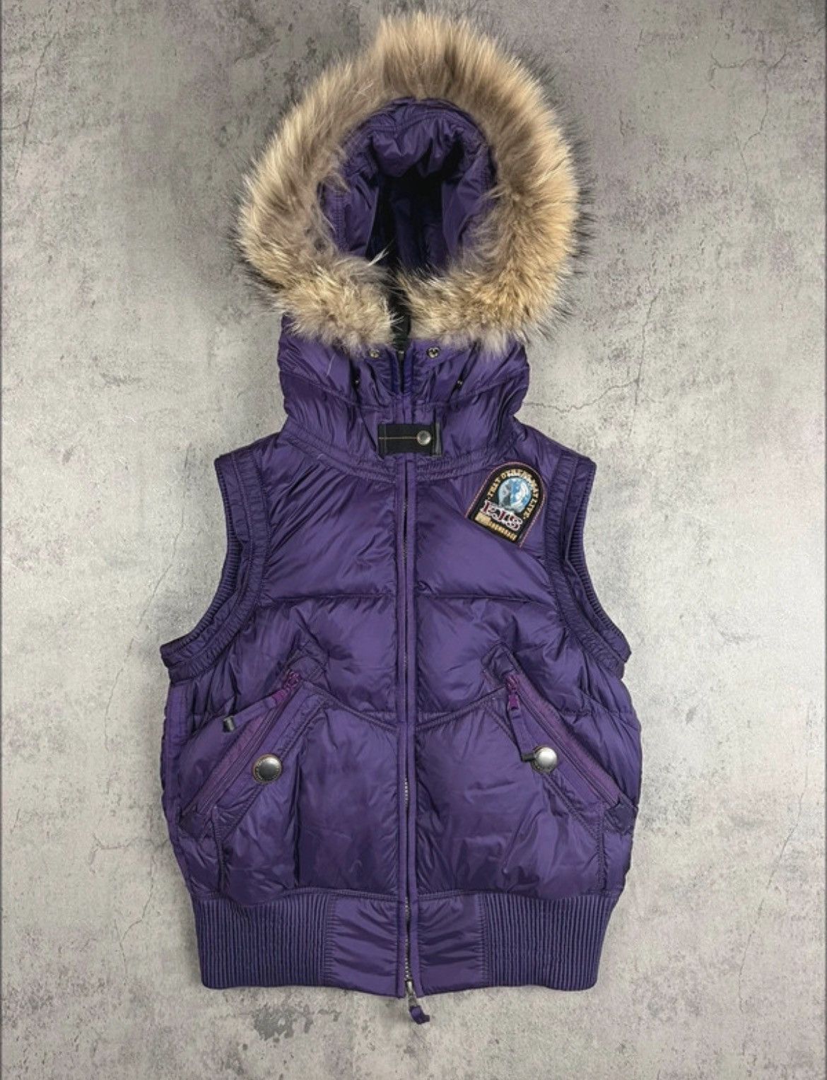 Parajumpers Puffer down vest japan style parajumpers faux fur hood gilet Size US S / EU 44-46 / 1 - 1 Thumbnail
