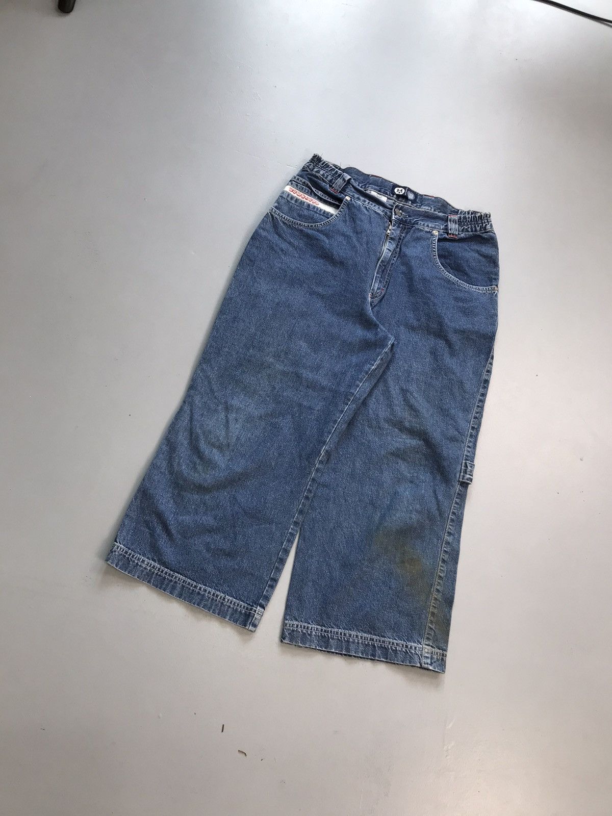 JNCO Vintage Y2K big pocket carpenter cropped denim Size 30" / US 8 / IT 44 - 3 Thumbnail