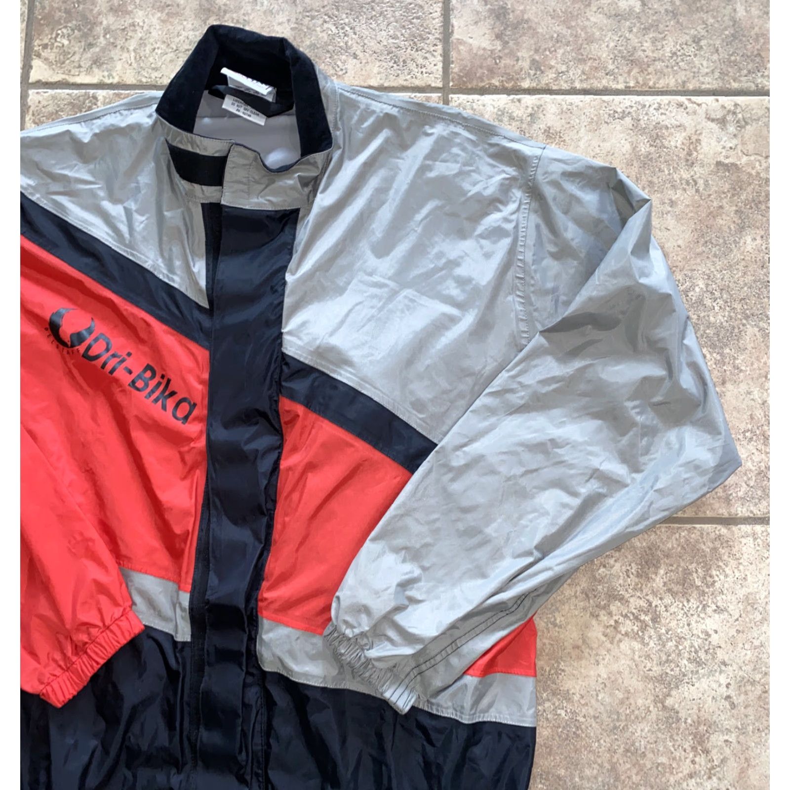Belstaff VINTAGE Belstaff Men Motorcycle Suit 2XL Black/Red Dri-Bika Cotton Leather Gear UK Size 48R - 2 Thumbnail