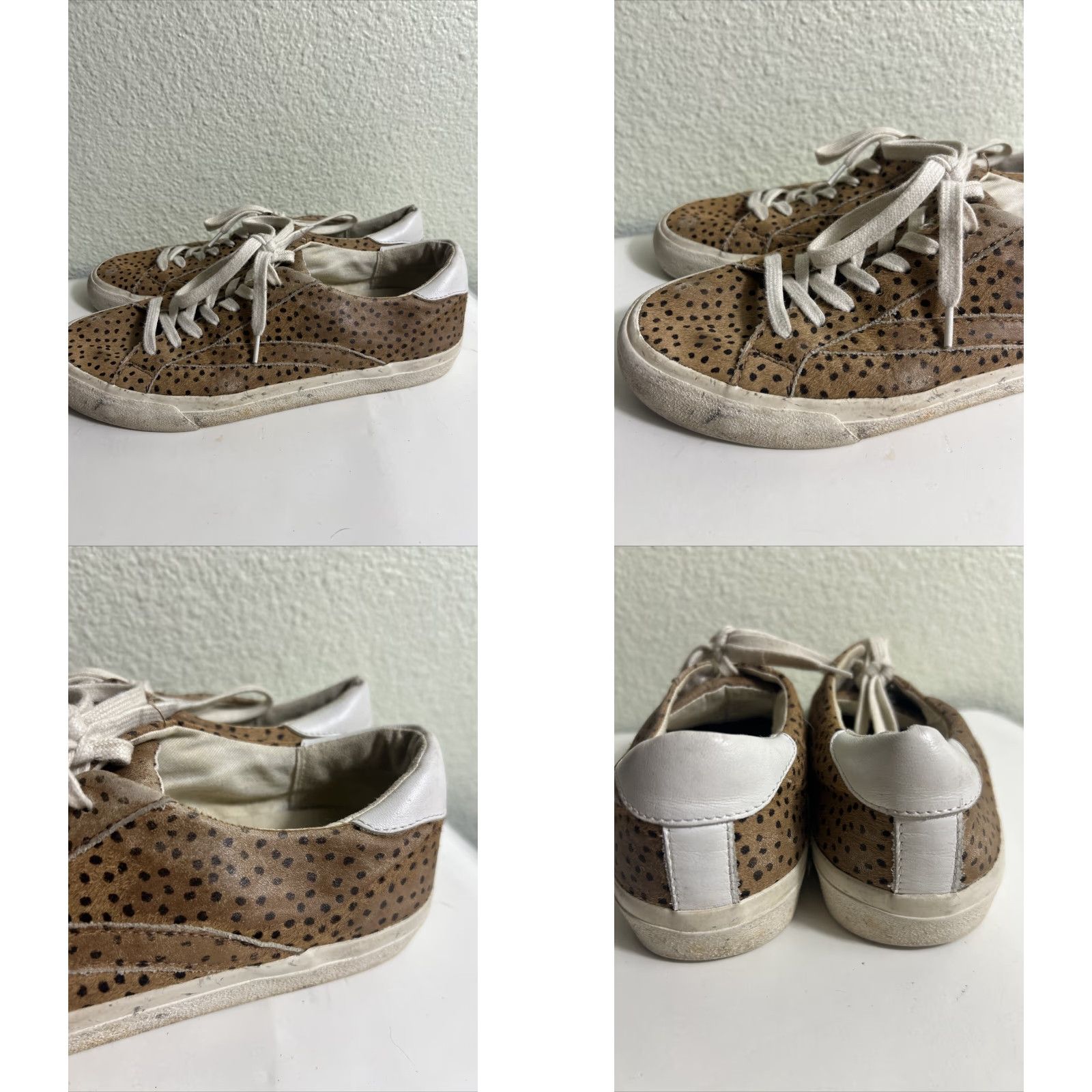 Madewell Madewell Sneaker Womens Sidewalk Spot Dot Genuine Calf Hair Low Top AA176 8 Brown Shoes Casual Flat Comfort Cushioned M Size M / US 6-8 / IT 42-44 - 8 Thumbnail