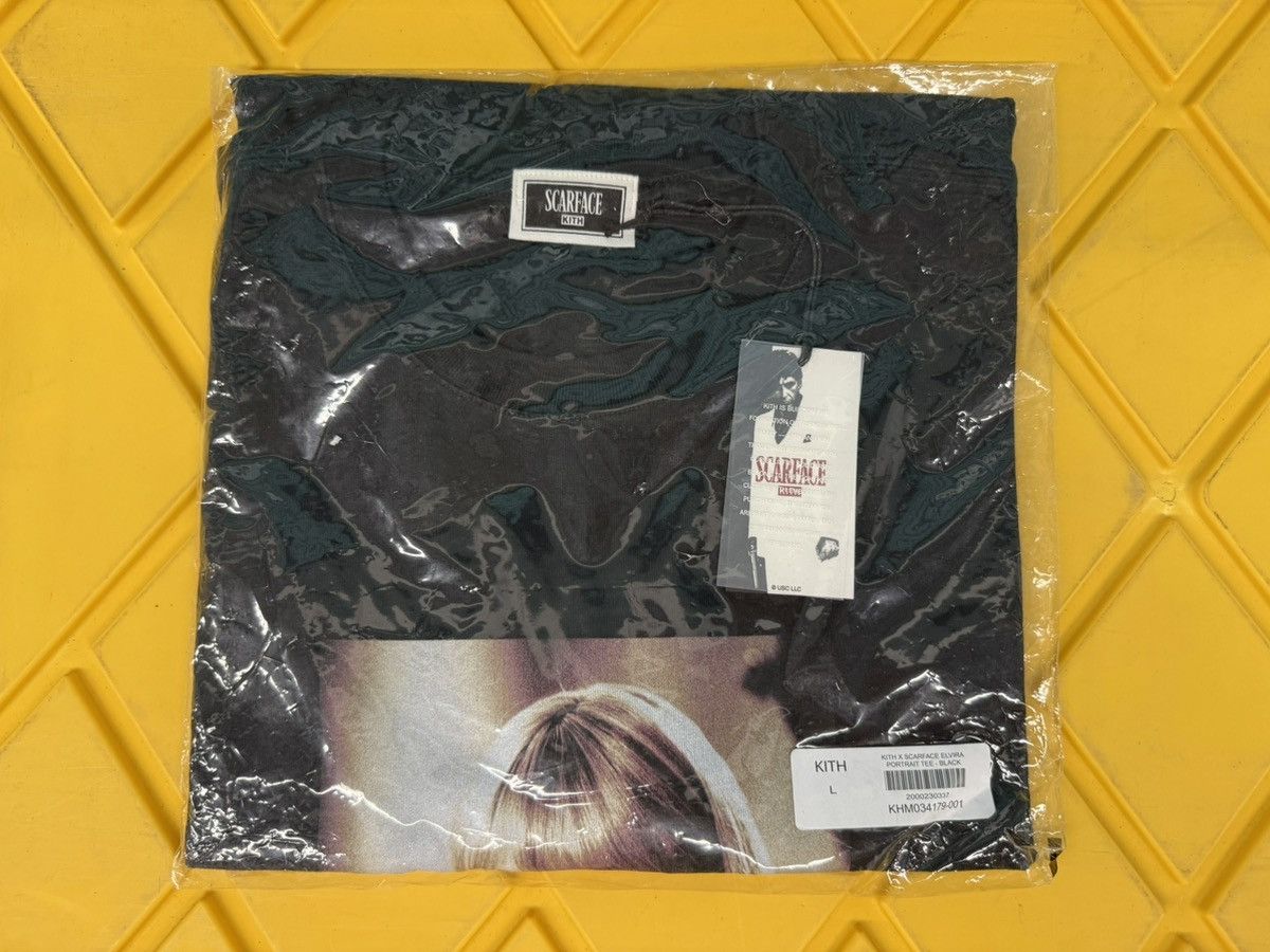 Kith for Scarface Elvira Portrait Tee Black T-Shirt SZ Large