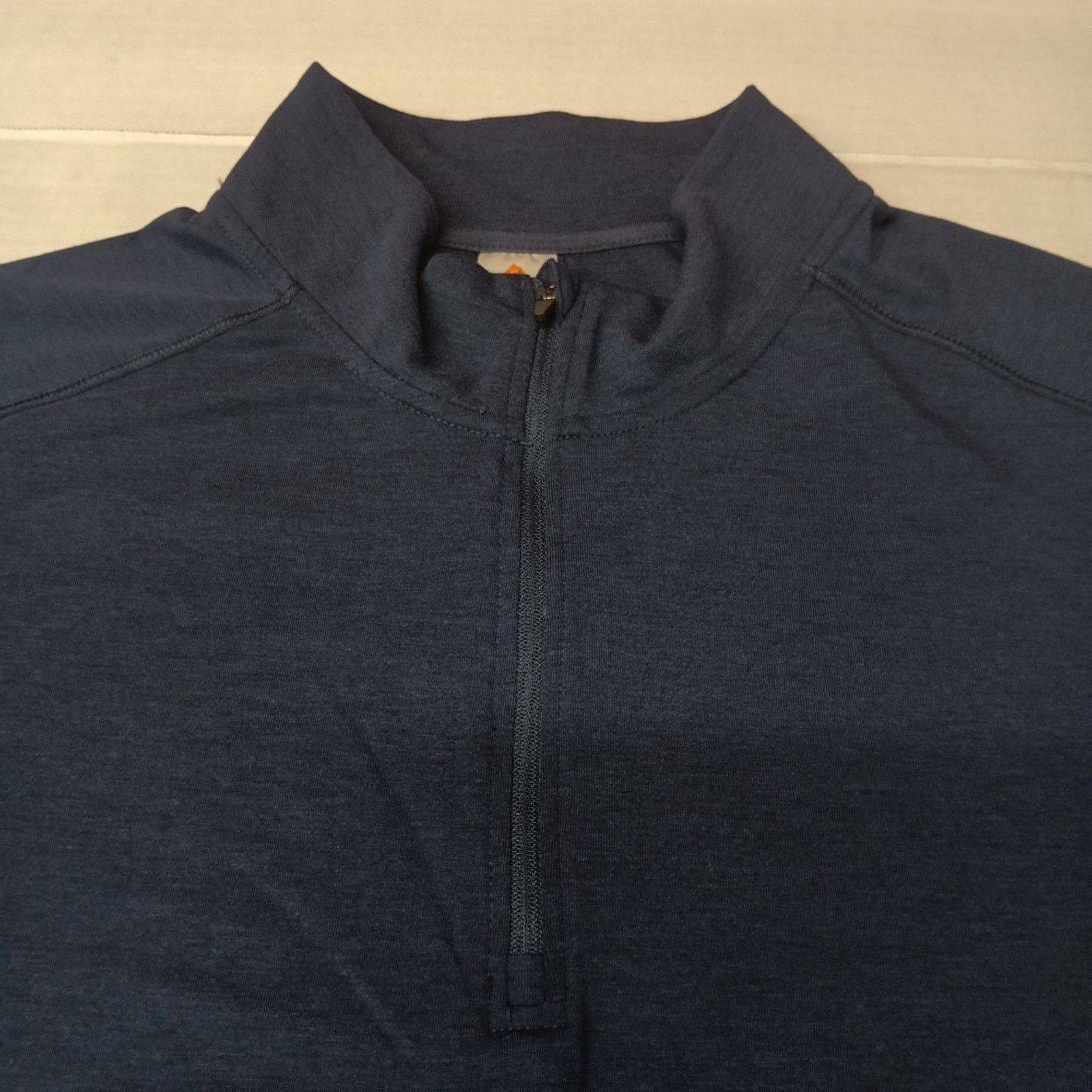 Other Ozark Trail Men's 1/4 Zip Pullover Size 2XL Blue Wool Blend Size US XXL / EU 58 / 5 - 5 Thumbnail