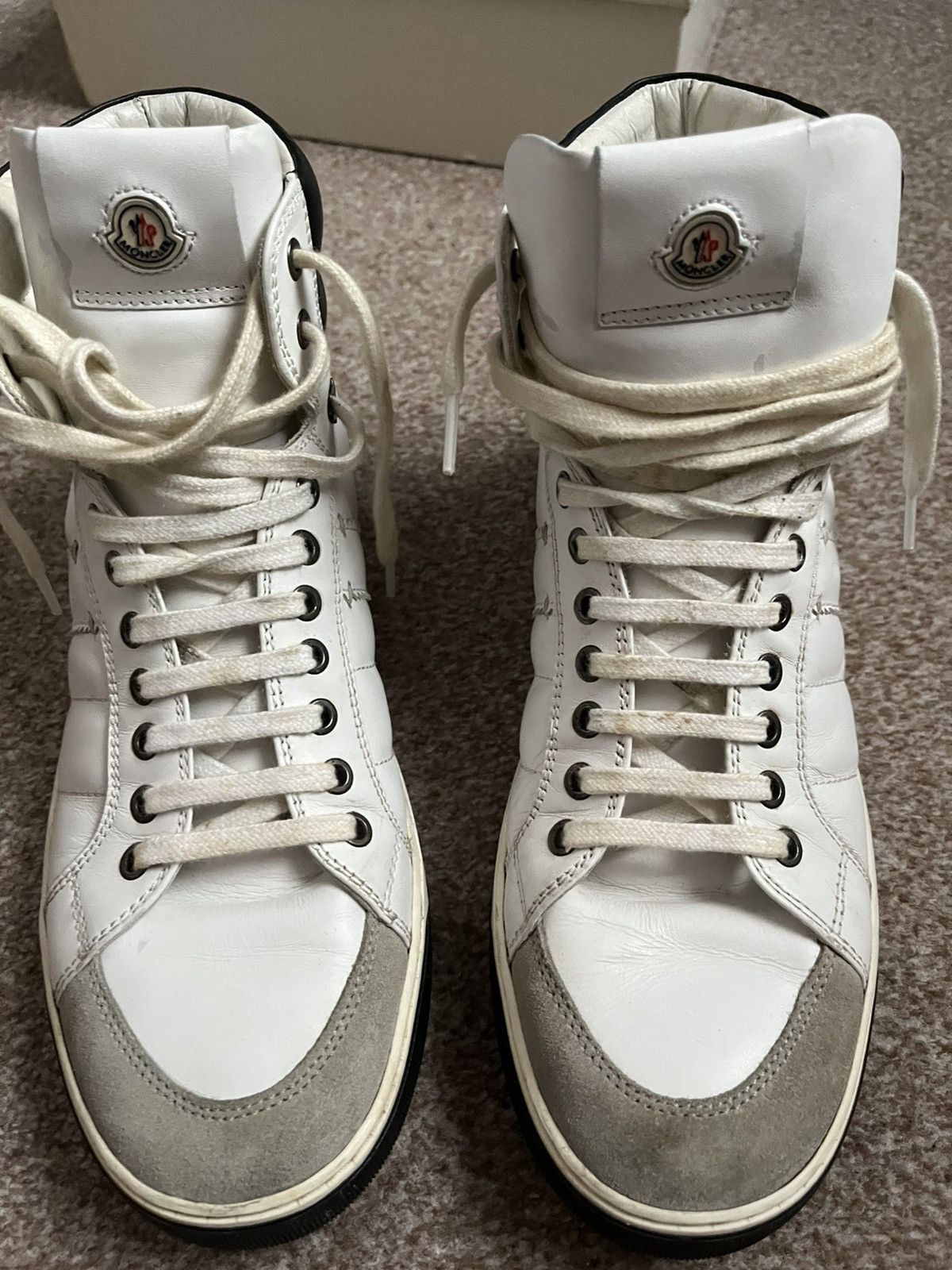 Moncler Moncler early 2000s hi-top sneakers Size US 11 / EU 44 - 2 Thumbnail