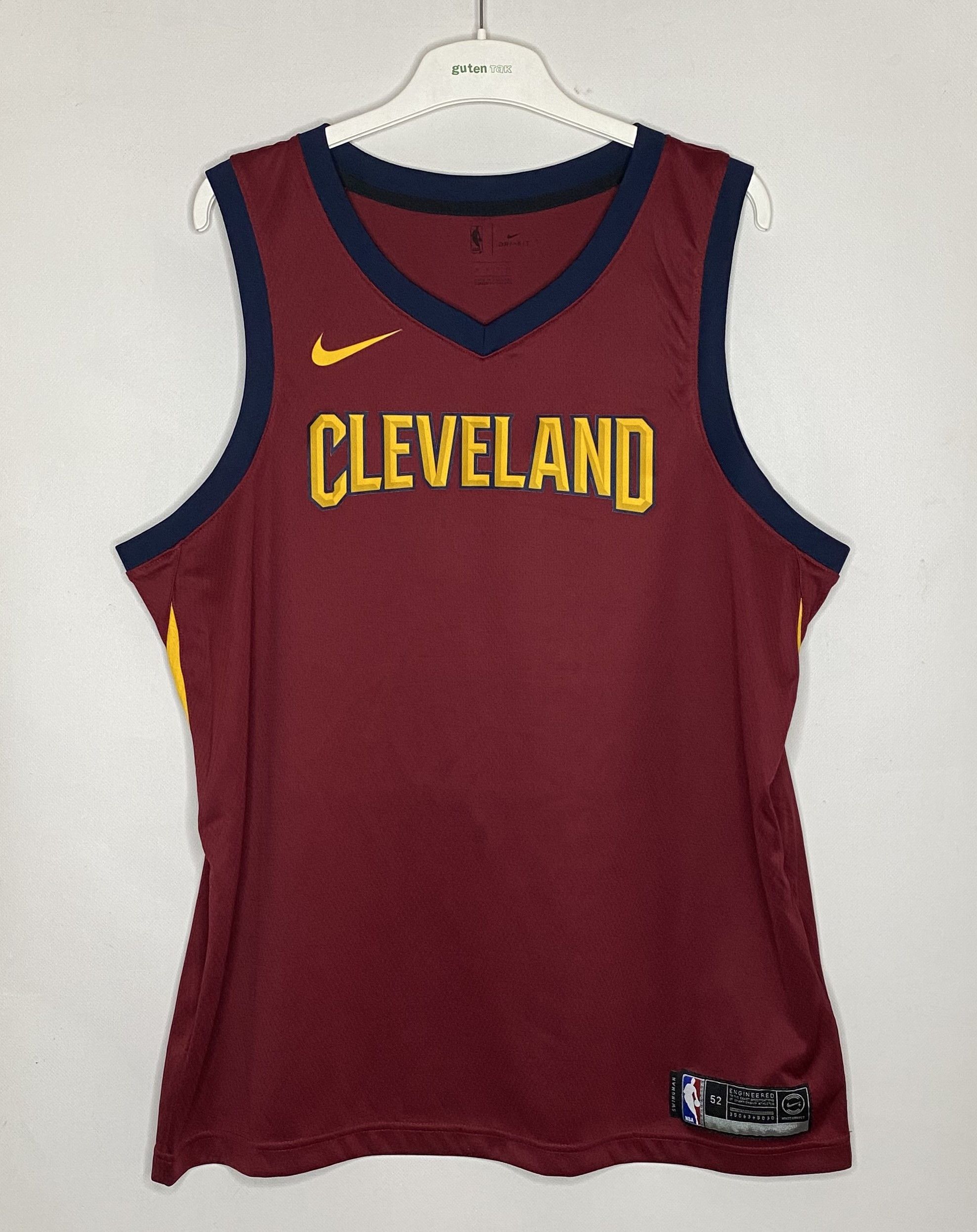 NBA × Nike CLEVELAND CAVALIERS FAN EDITION NBA BASKETBALL JERSEY SHIRT Size US XL / EU 56 / 4 - 1 Thumbnail